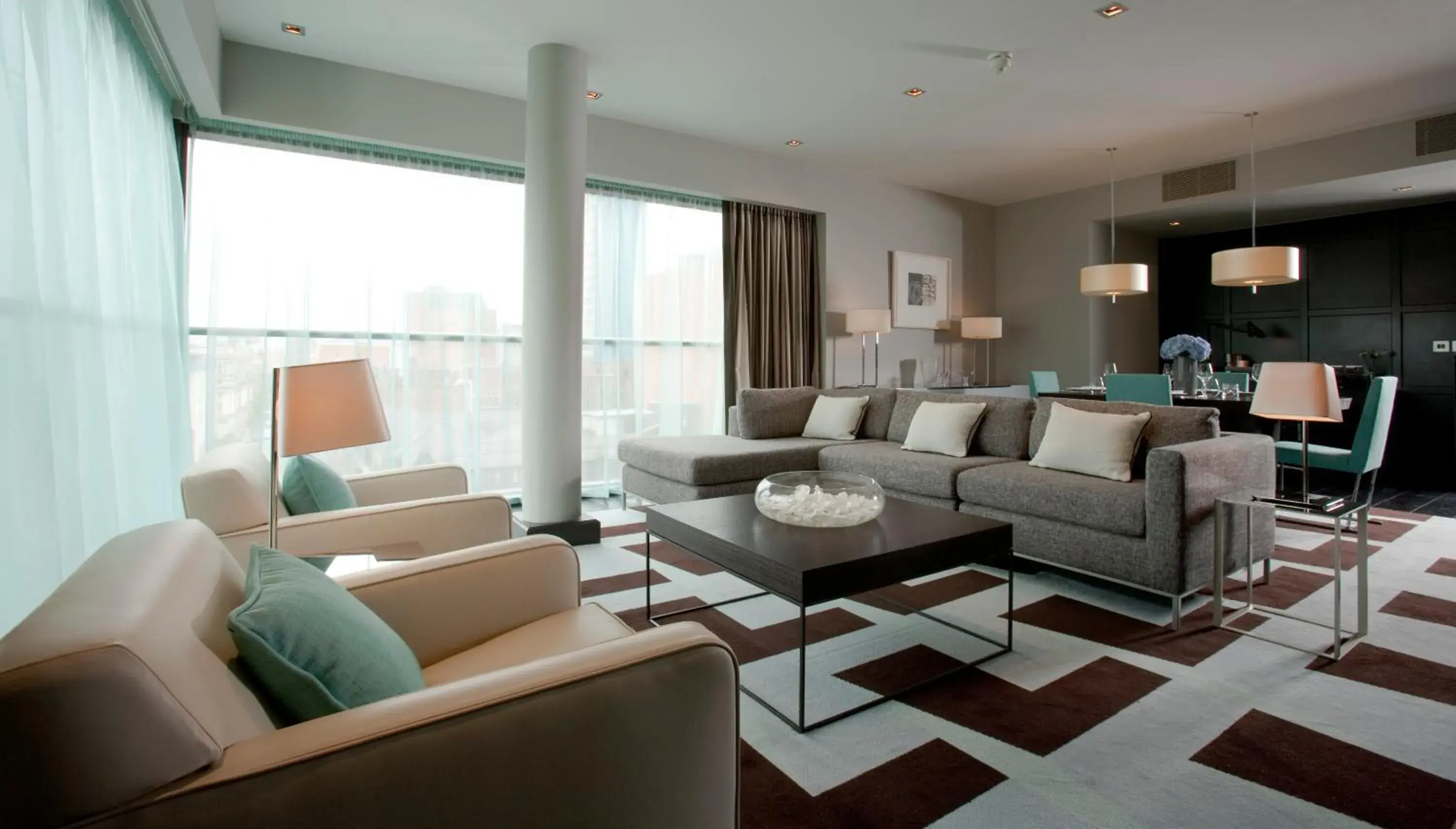 Living room in The Fitzwilliam Hotel Belfast Living room in The Fitzwilliam Hotel Belfast