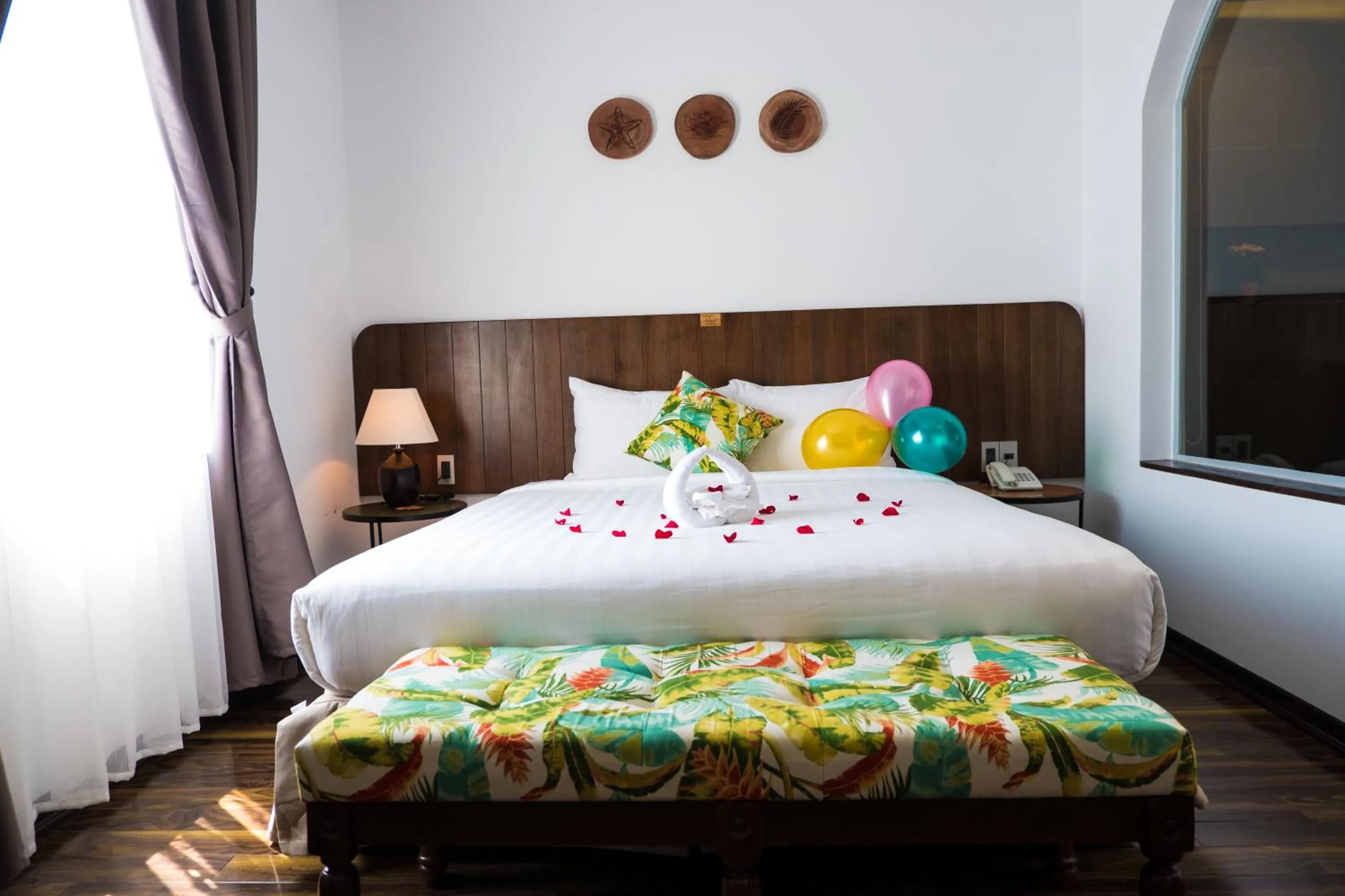 Bed in Santori Hotel Da Nang Bay