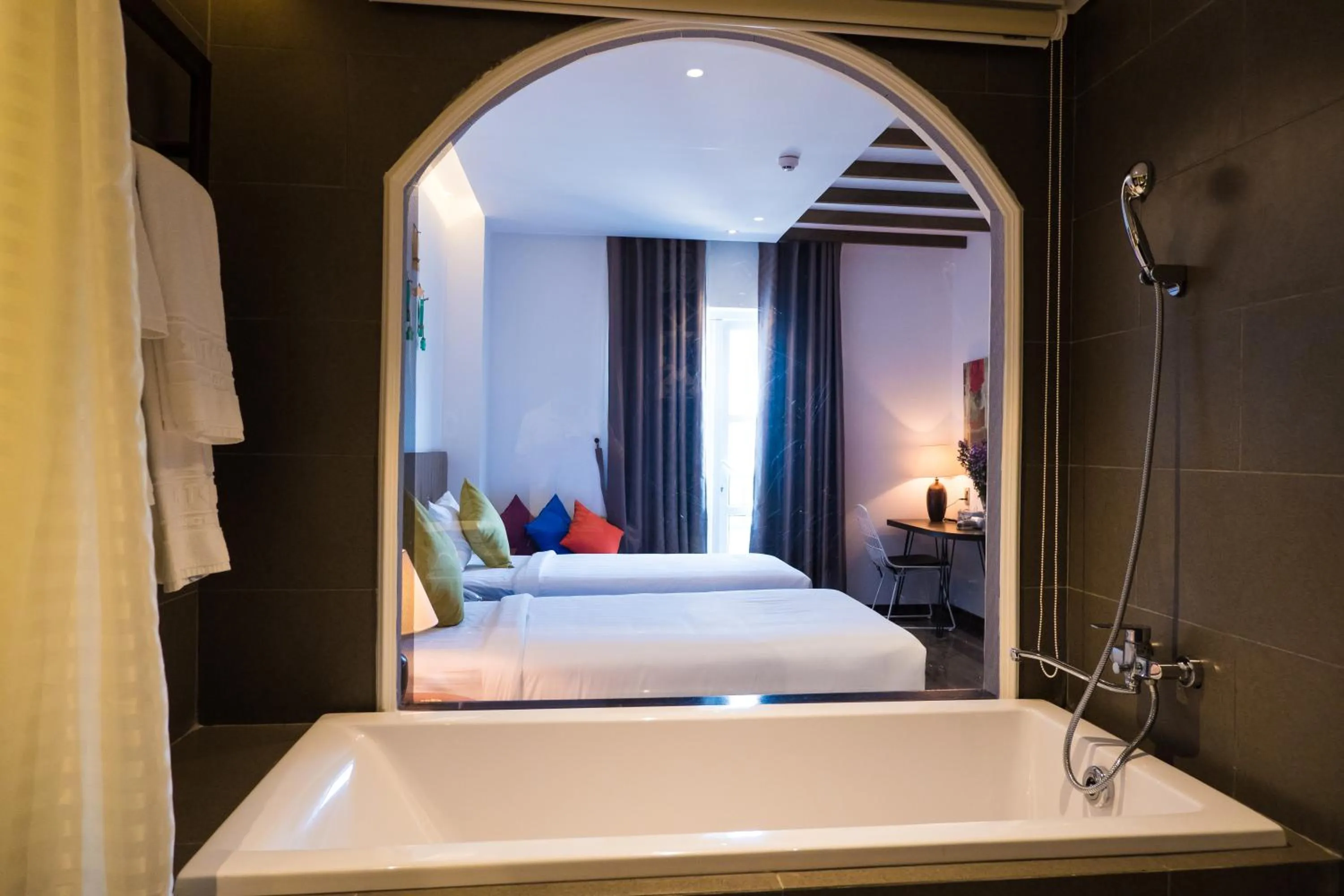 Bed in Santori Hotel Da Nang Bay