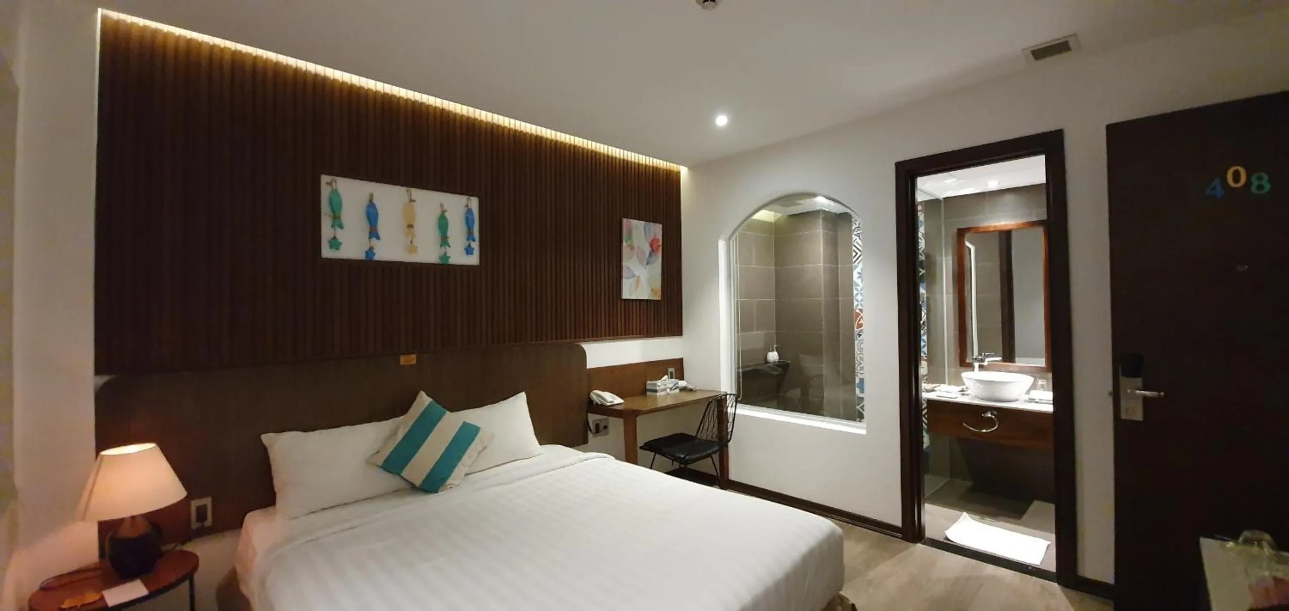 Bed in Santori Hotel Da Nang Bay