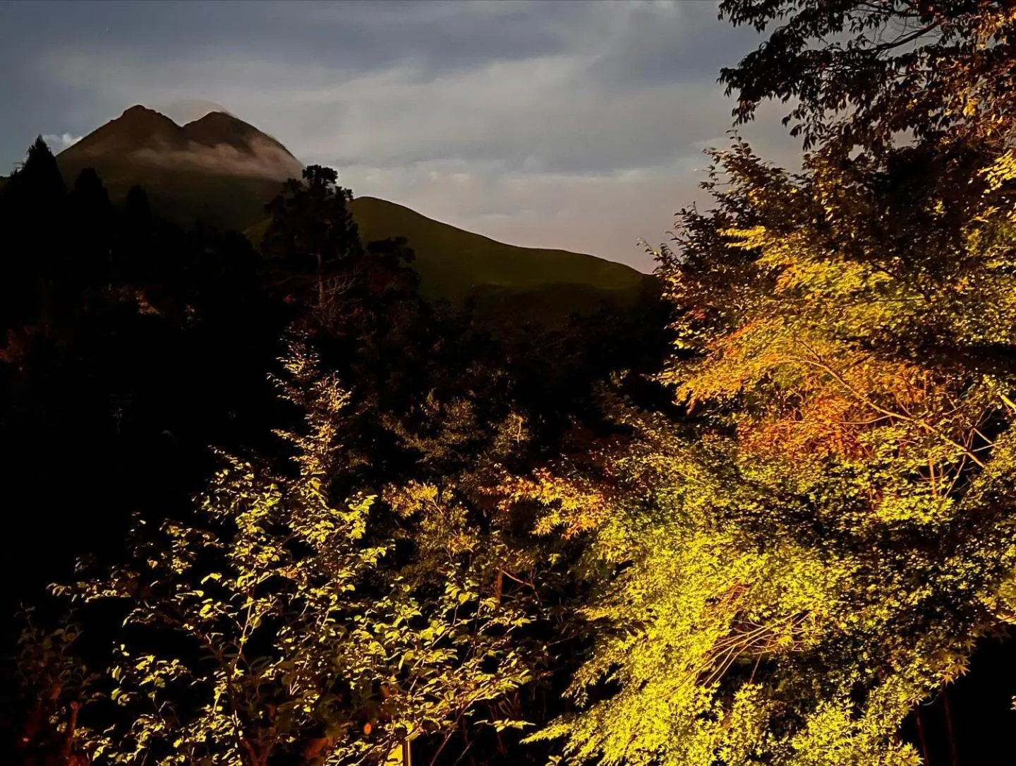 View (from property/room) in Yufuin Hoshinosato