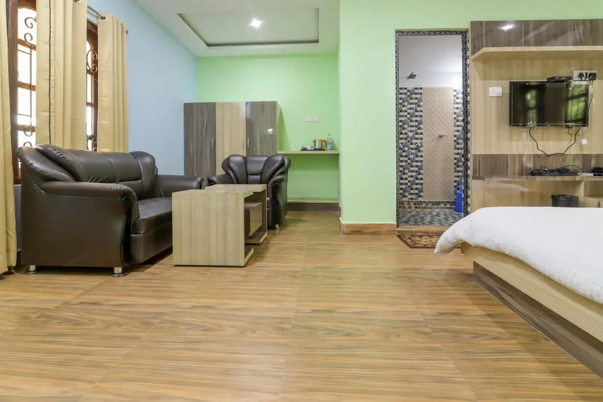 Living room, Bed in Resort Trimurti Living room, Bed in Resort Trimurti