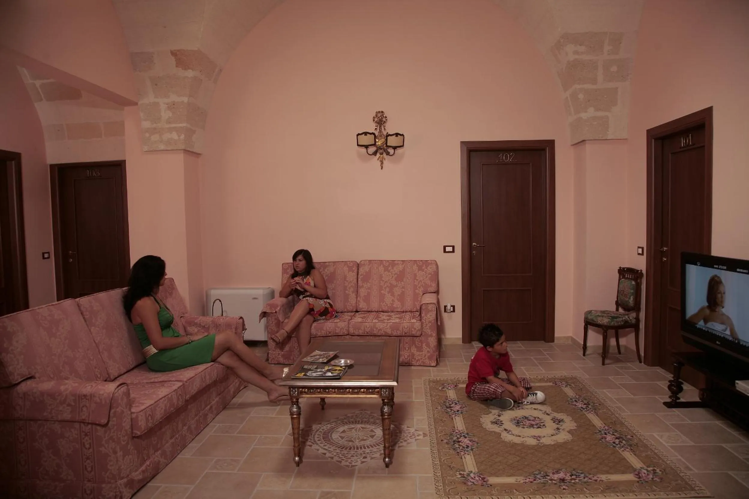 Patio in Masseria Grottella