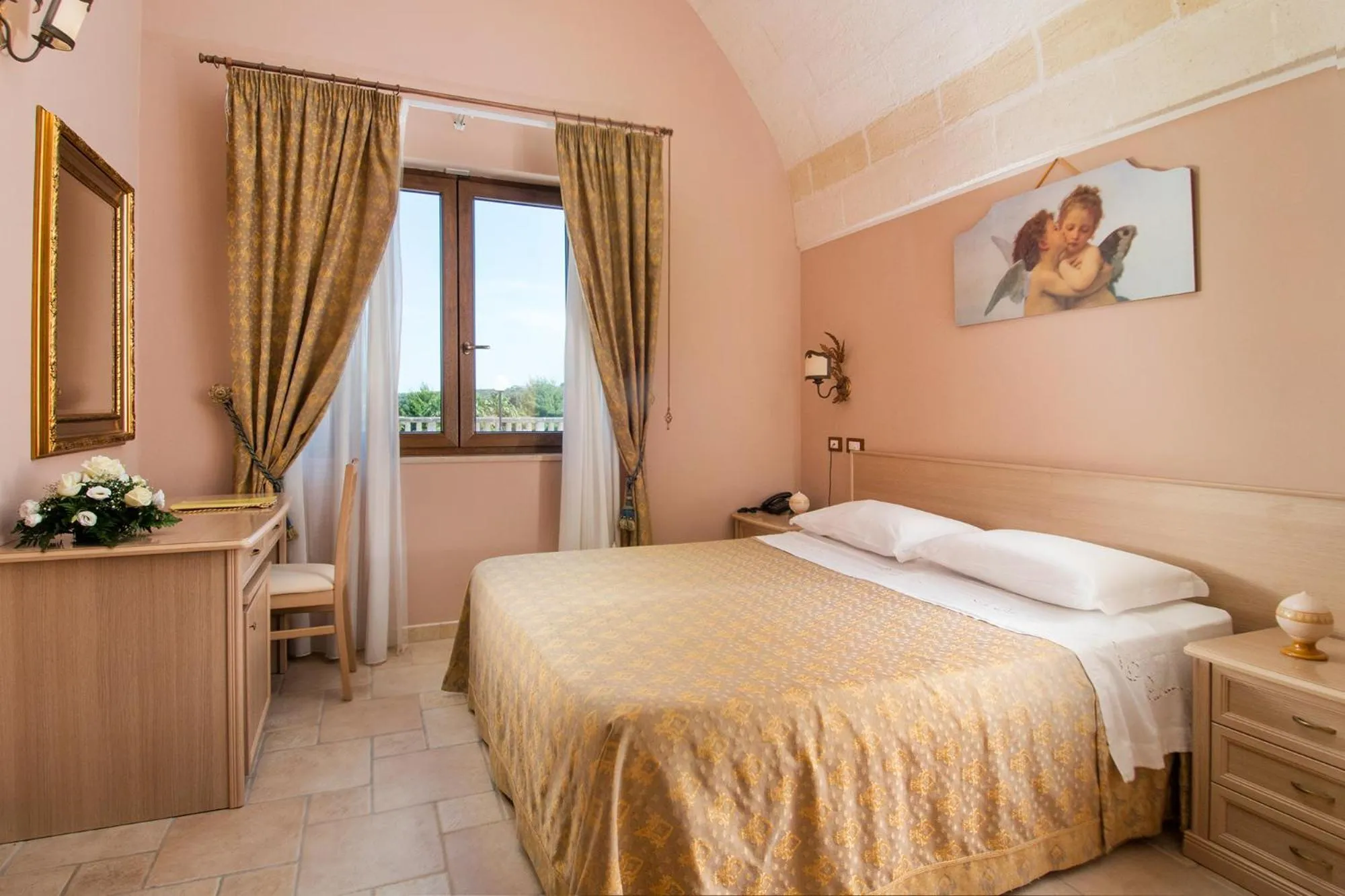 Bed in Masseria Grottella