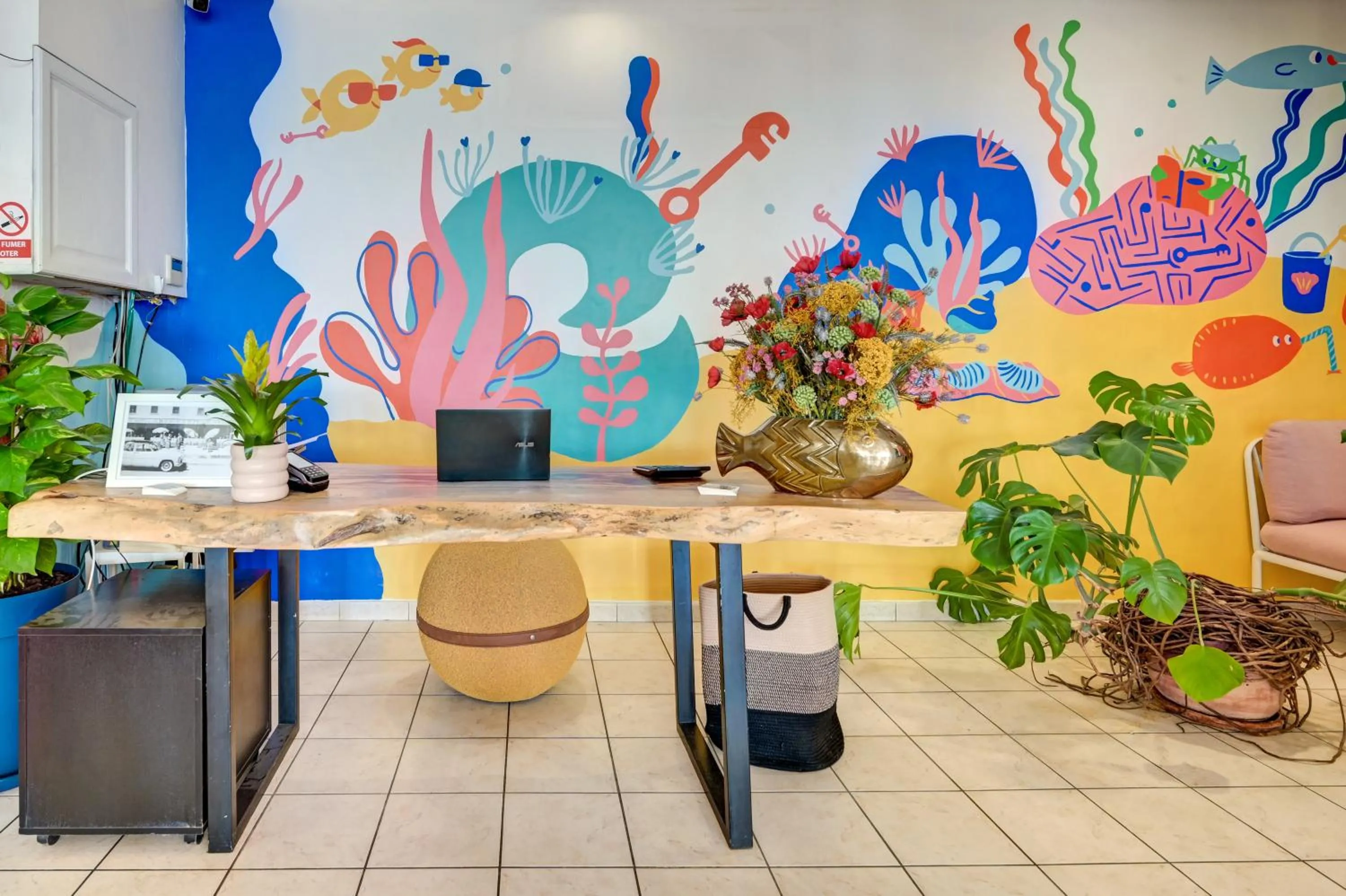 Lobby or reception in Hotel Camille