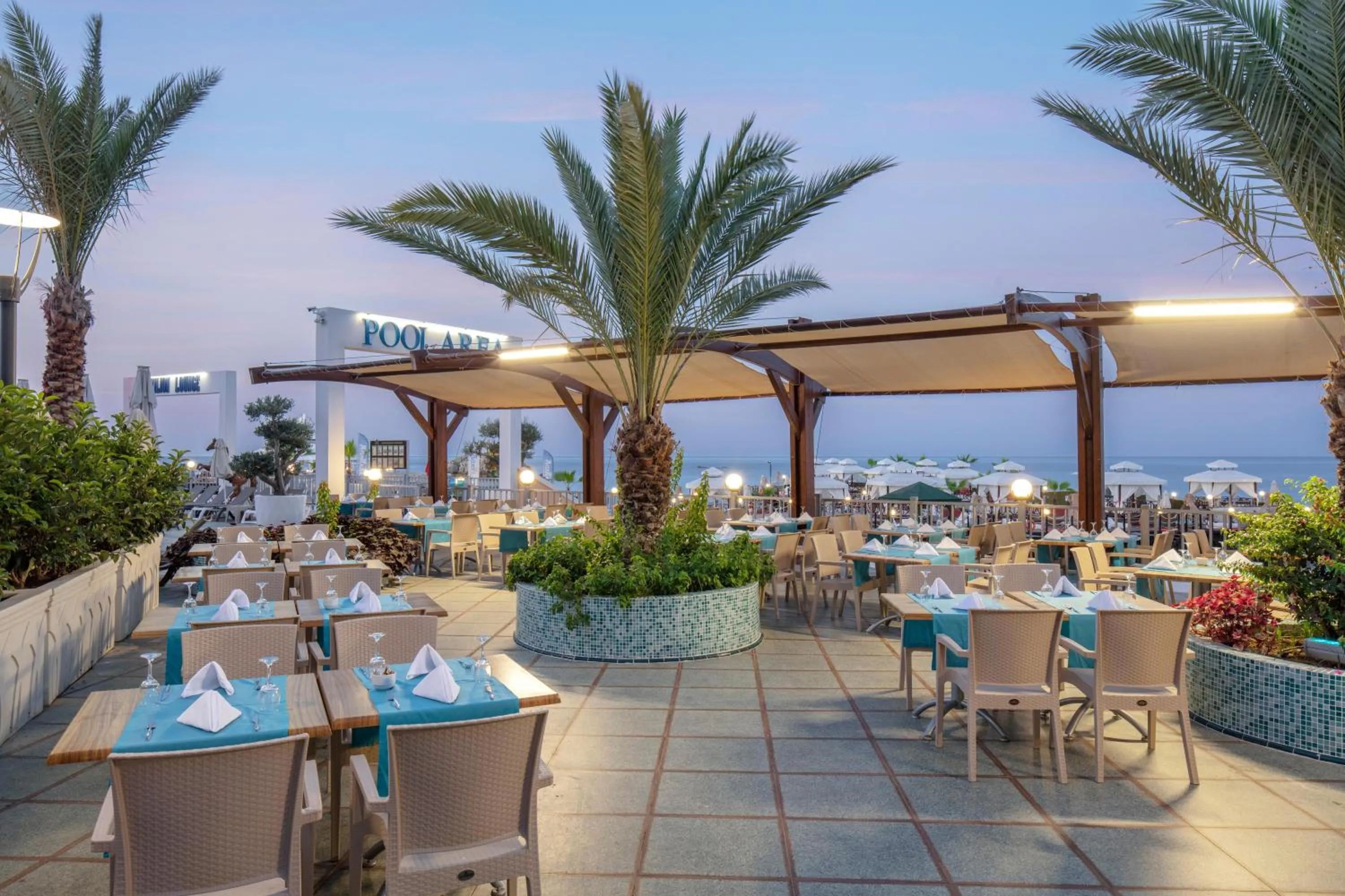 Balcony/Terrace in Granada Luxury Okurcalar