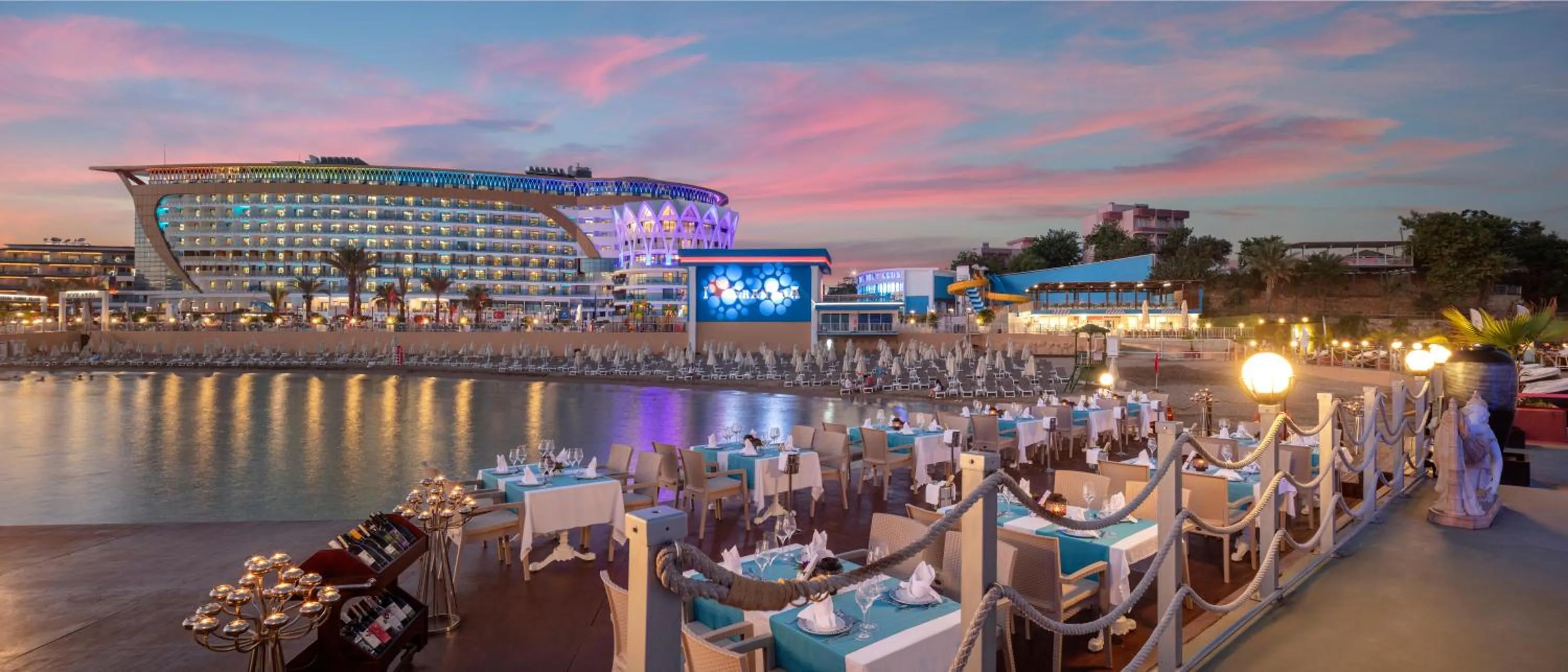 Restaurant/places to eat in Granada Luxury Okurcalar