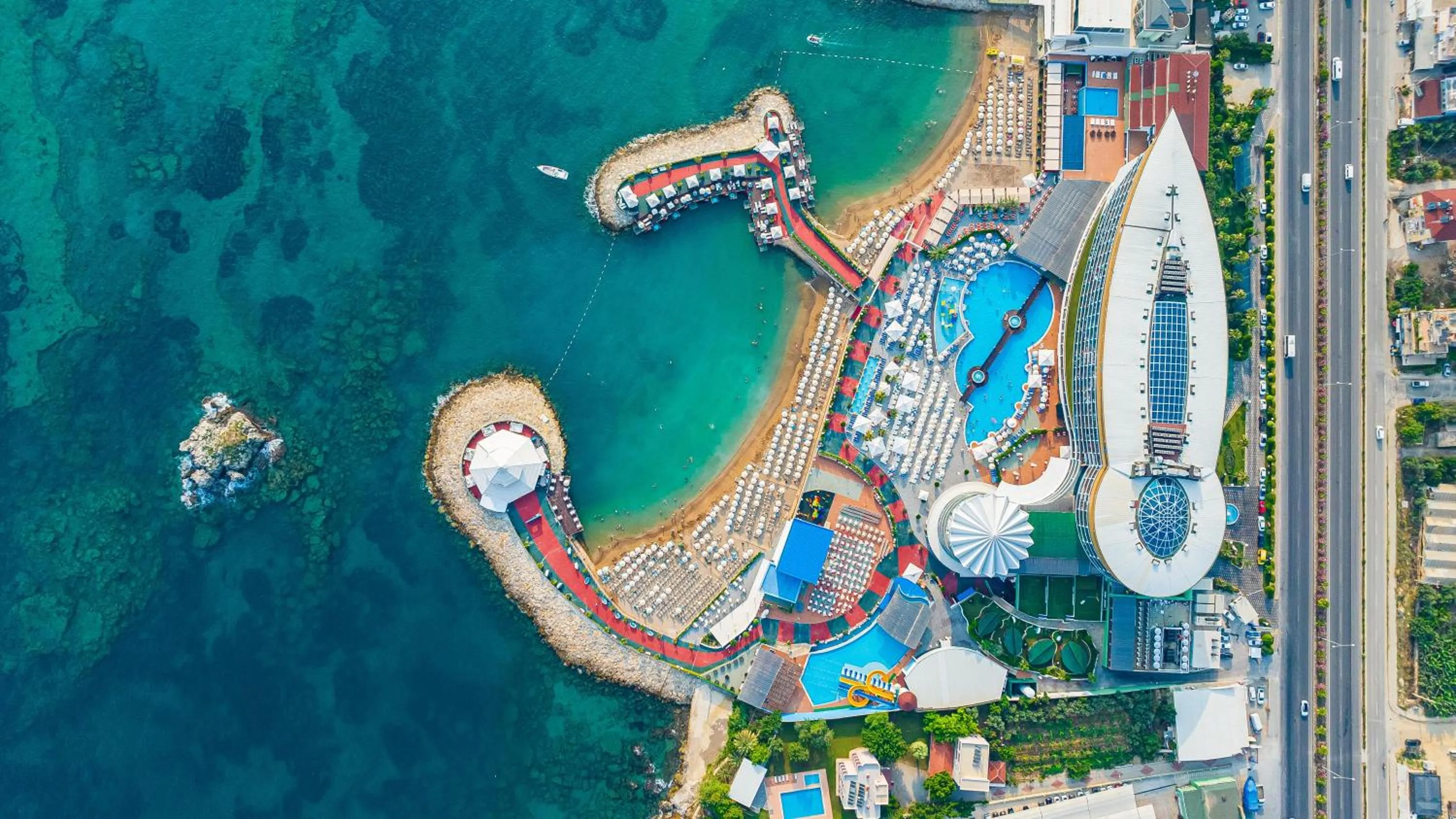 Bird's eye view in Granada Luxury Okurcalar