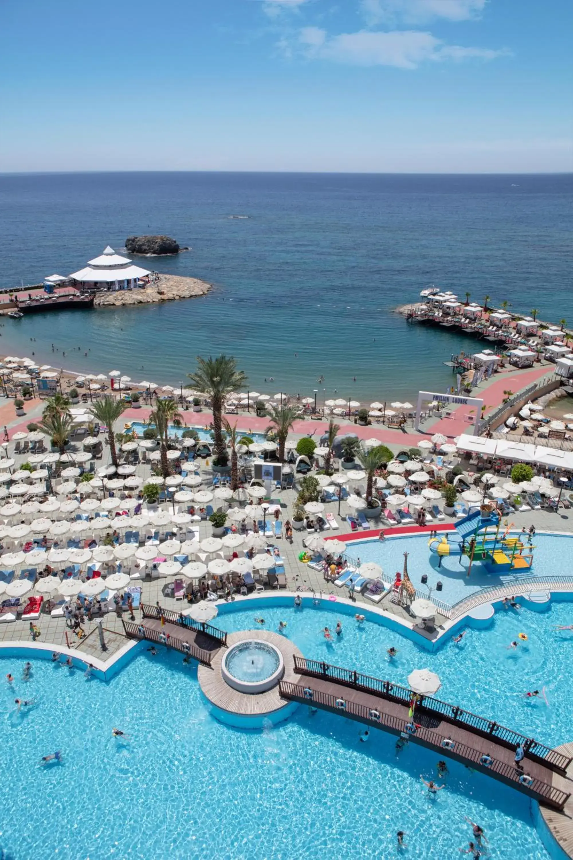 Swimming pool, Bird's-eye View in Granada Luxury Okurcalar