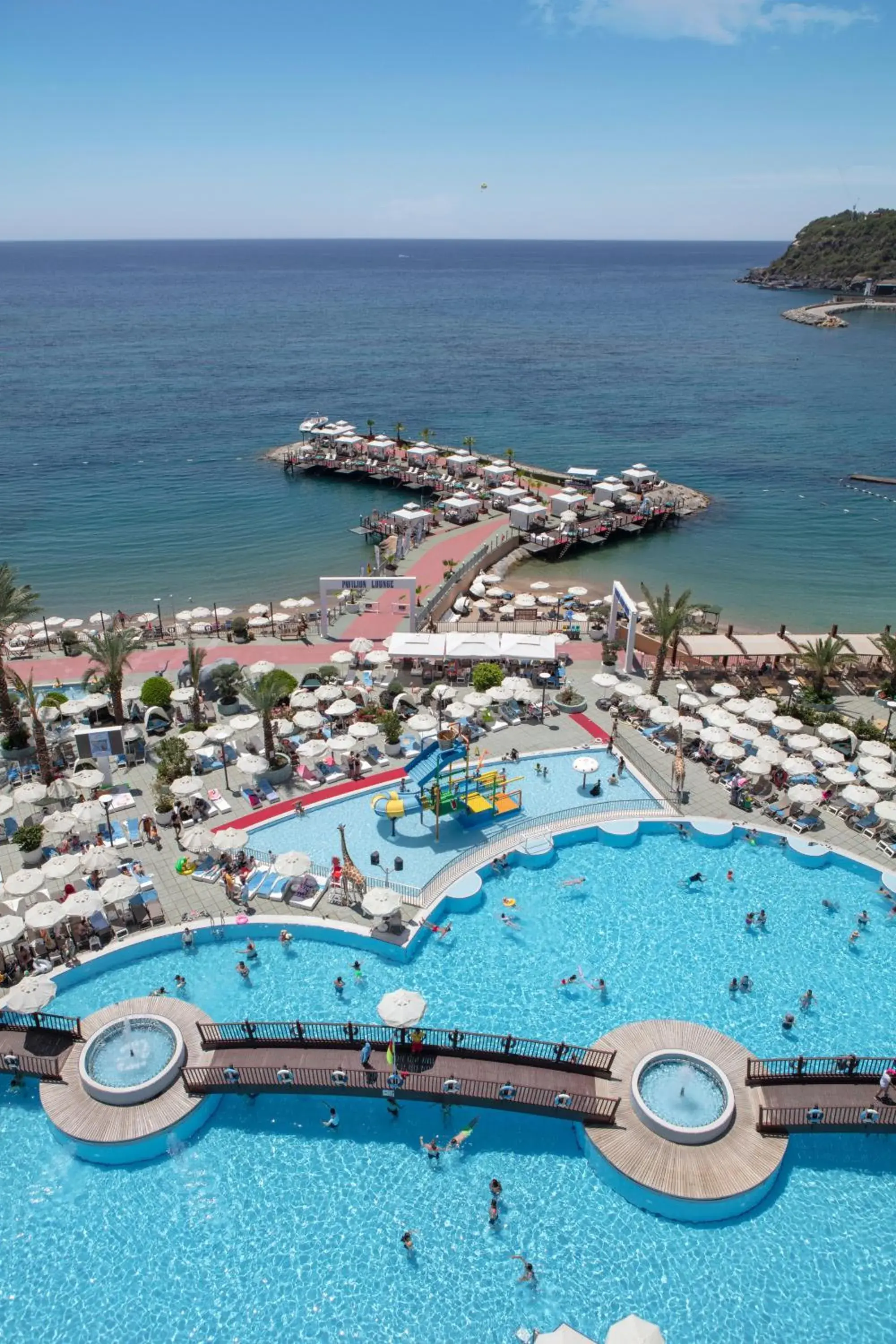 Swimming pool, Bird's-eye View in Granada Luxury Okurcalar