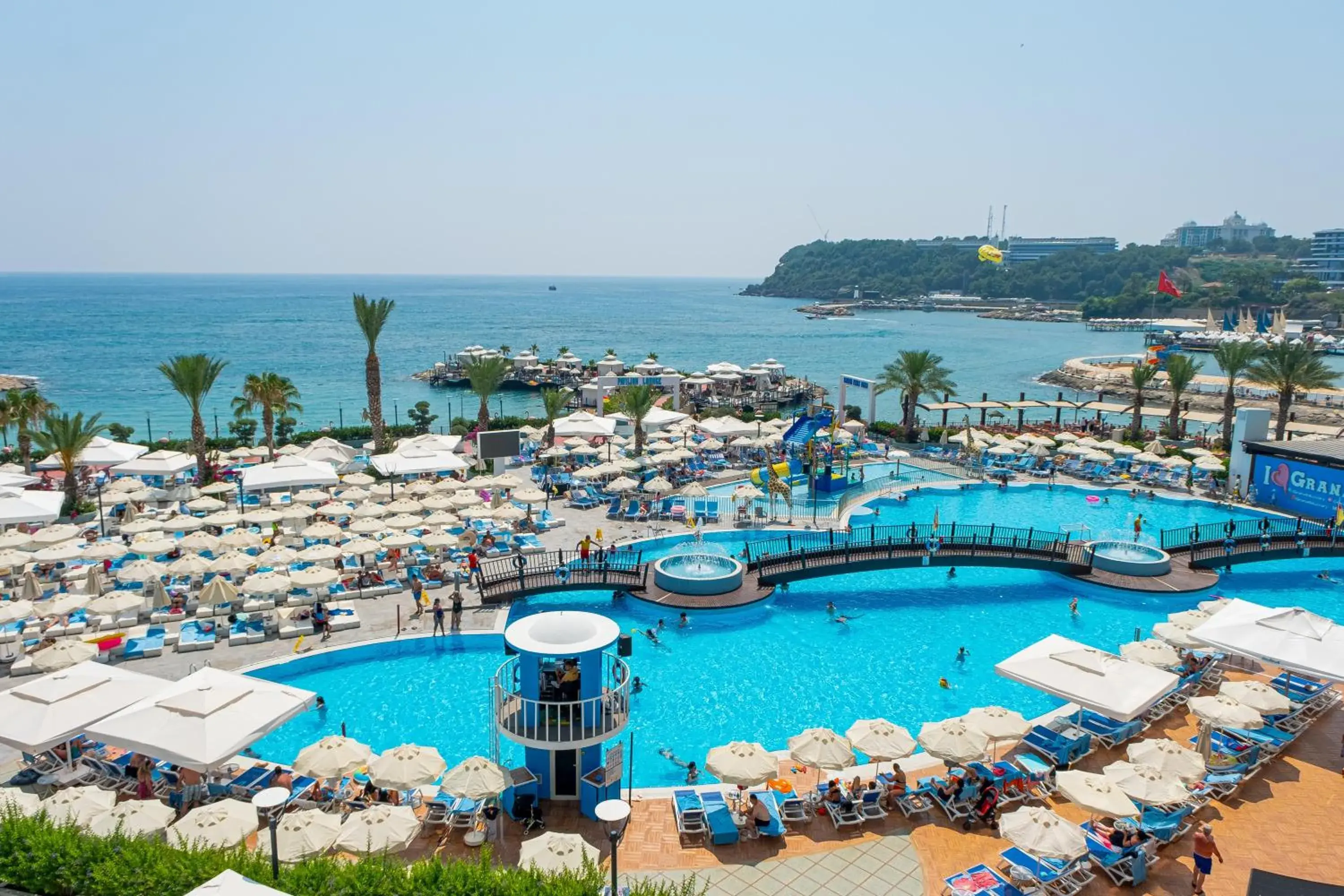 Swimming pool, Pool View in Granada Luxury Okurcalar