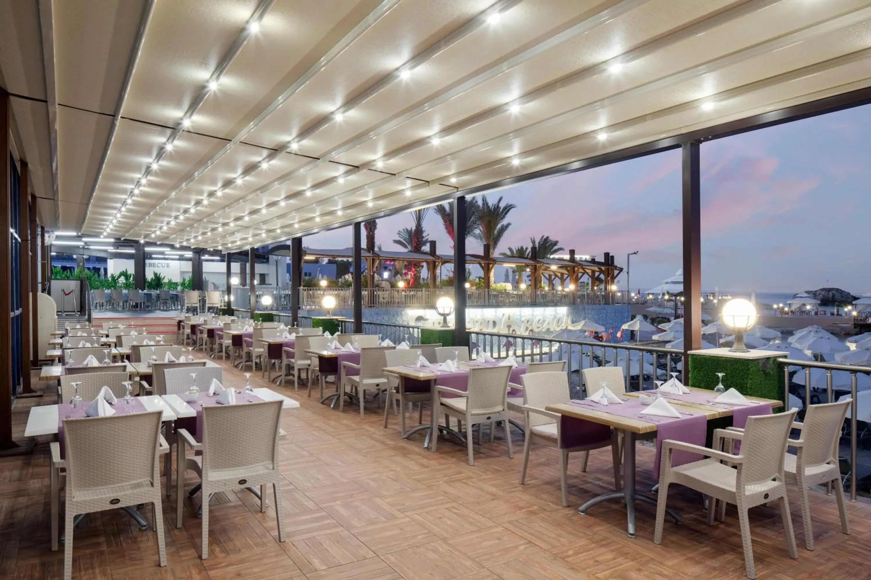 Balcony/Terrace, Restaurant/Places to Eat in Granada Luxury Okurcalar