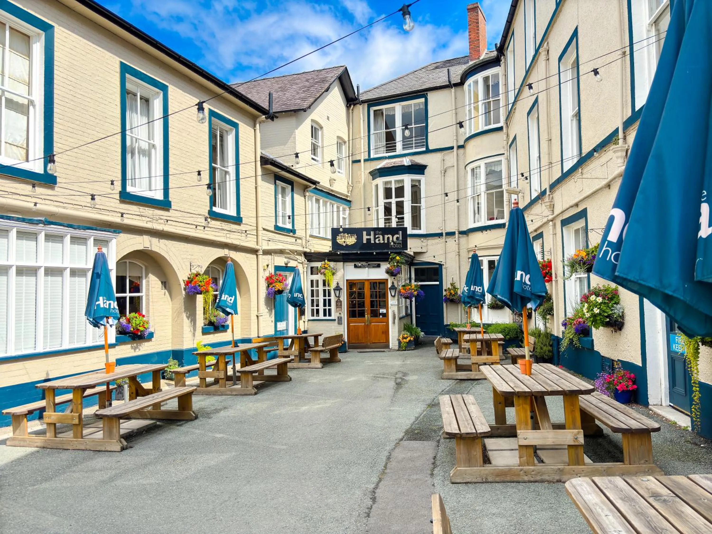 Property building in The Hand Hotel Llangollen by Compass Hospitality