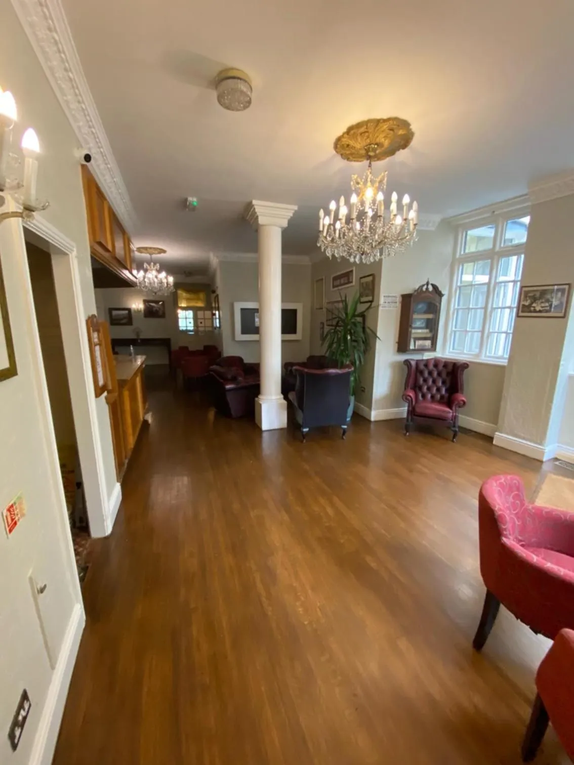 Lobby or reception in The Hand Hotel Llangollen by Compass Hospitality
