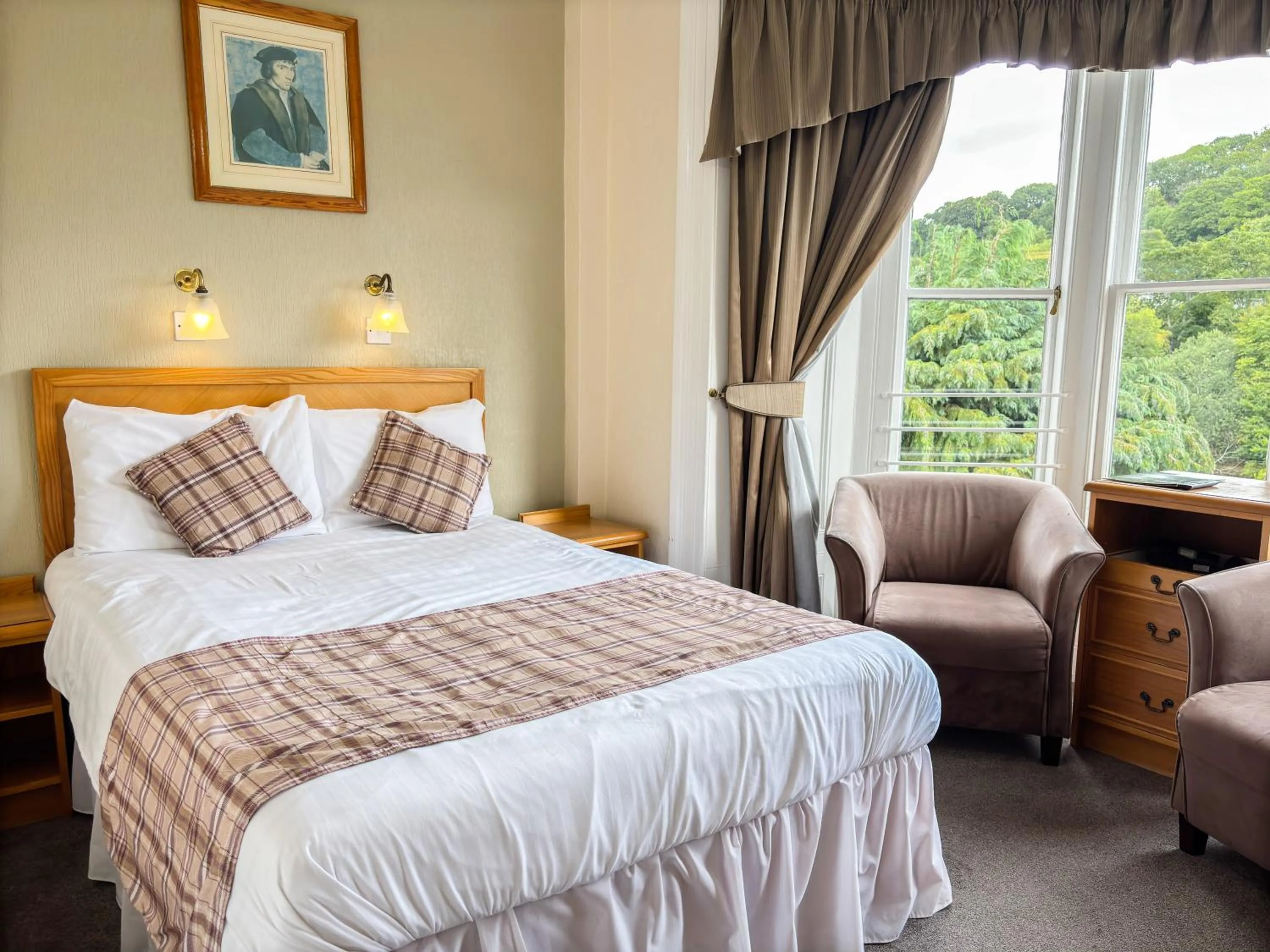 Bed in The Hand Hotel Llangollen by Compass Hospitality
