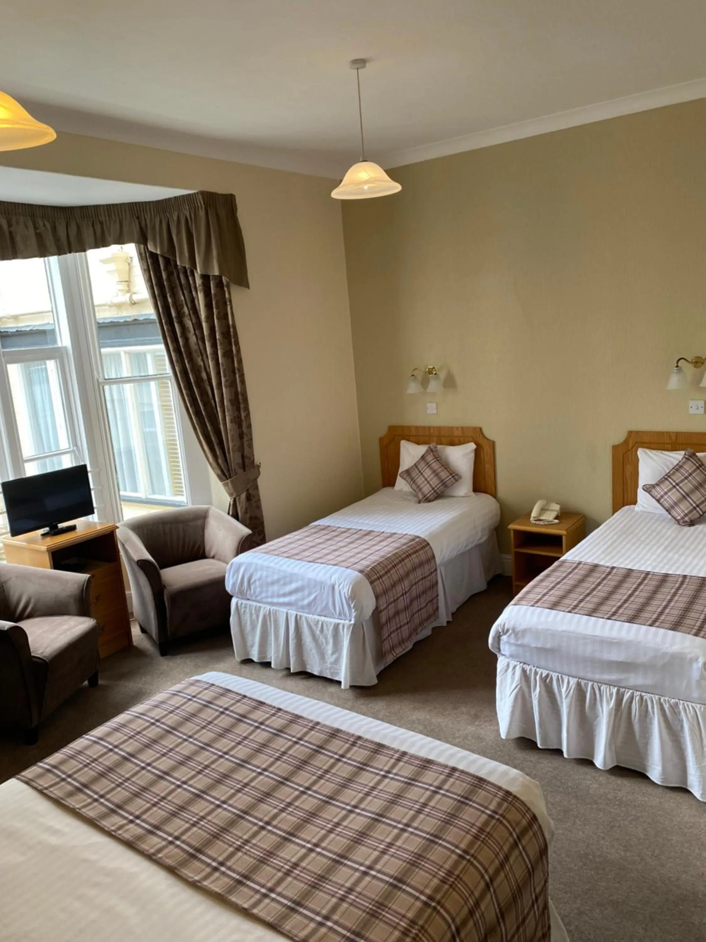Bedroom, Bed in The Hand Hotel Llangollen by Compass Hospitality
