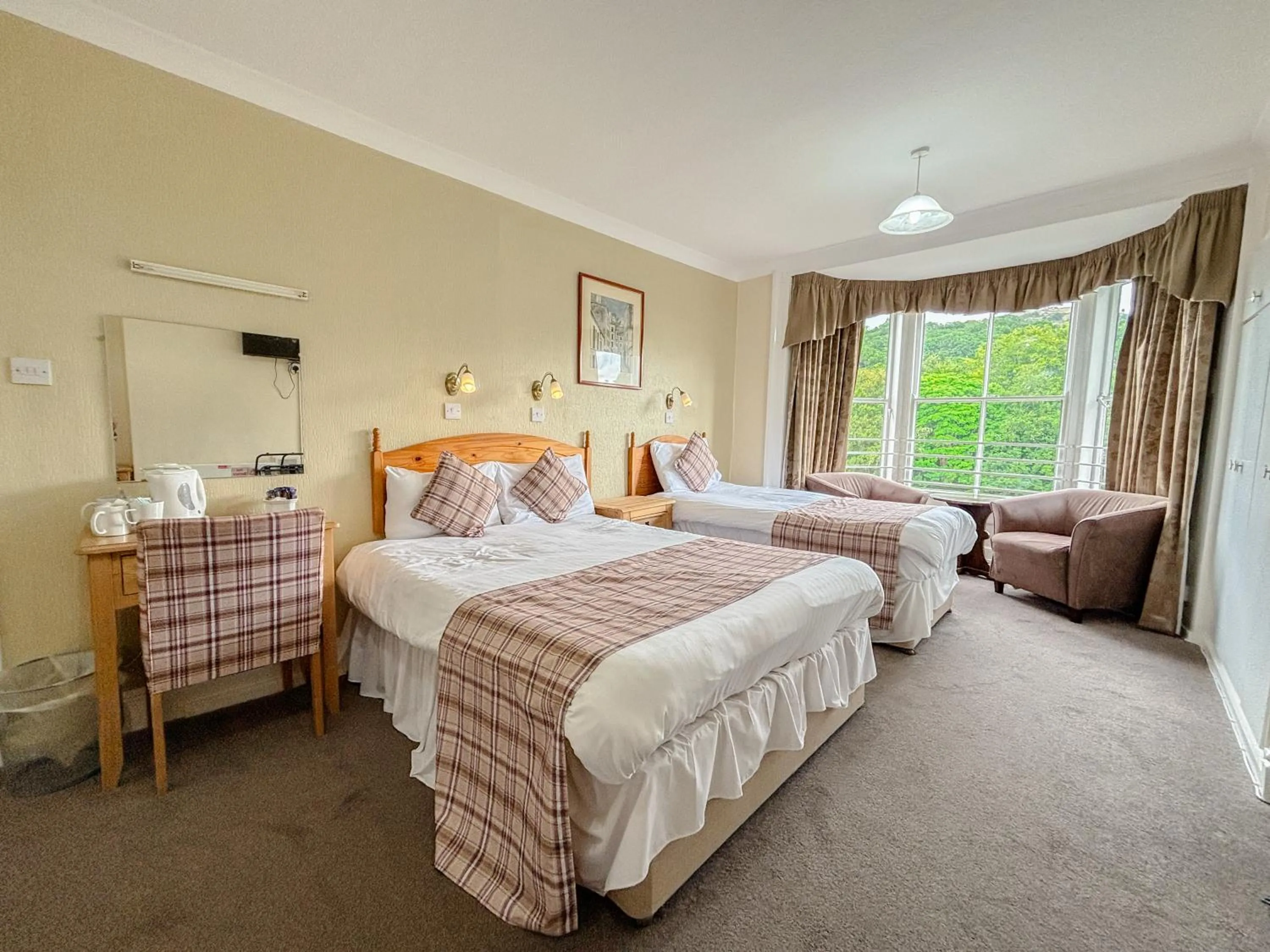 Bed in The Hand Hotel Llangollen by Compass Hospitality