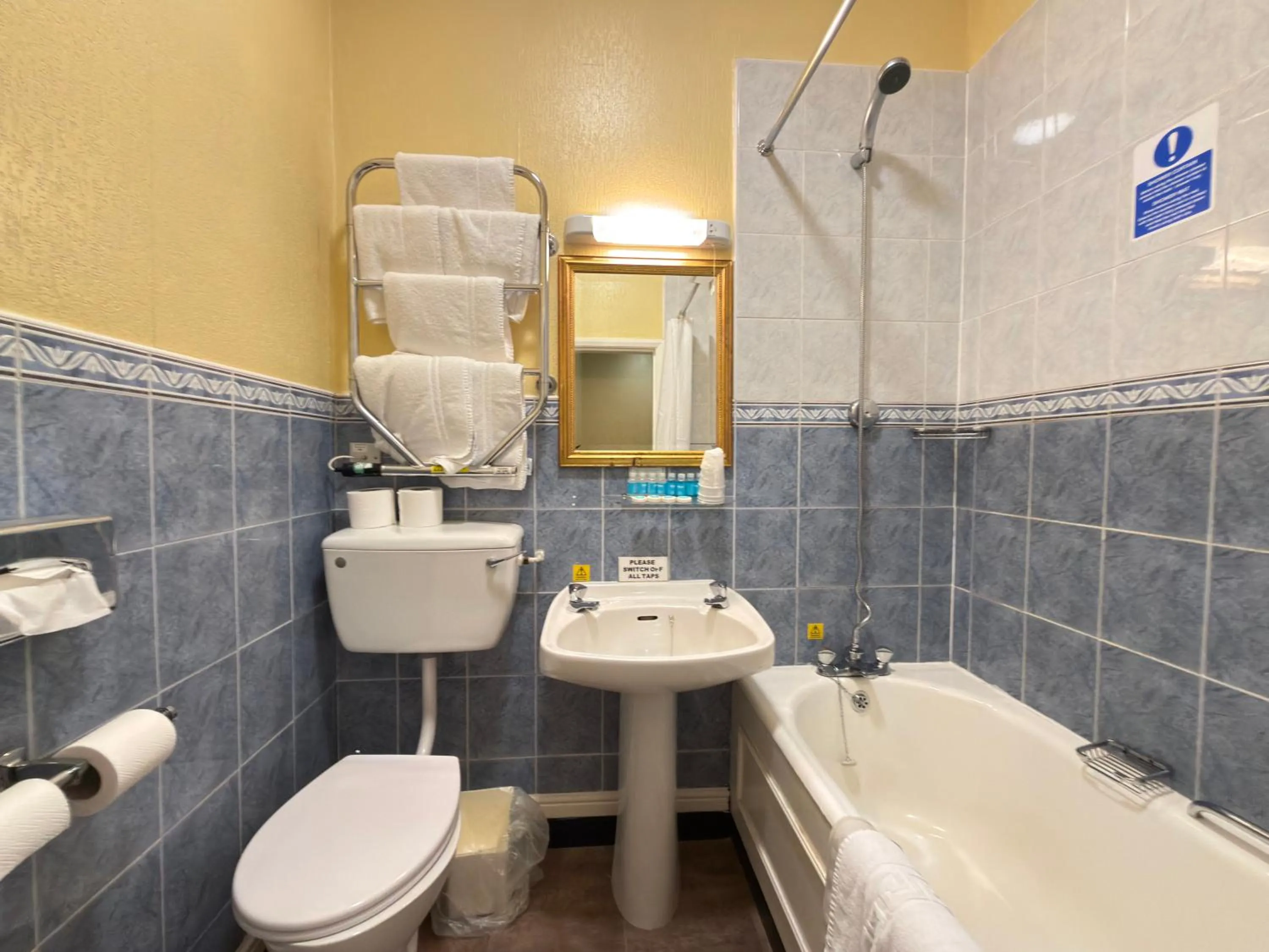 Bathroom in The Hand Hotel Llangollen by Compass Hospitality