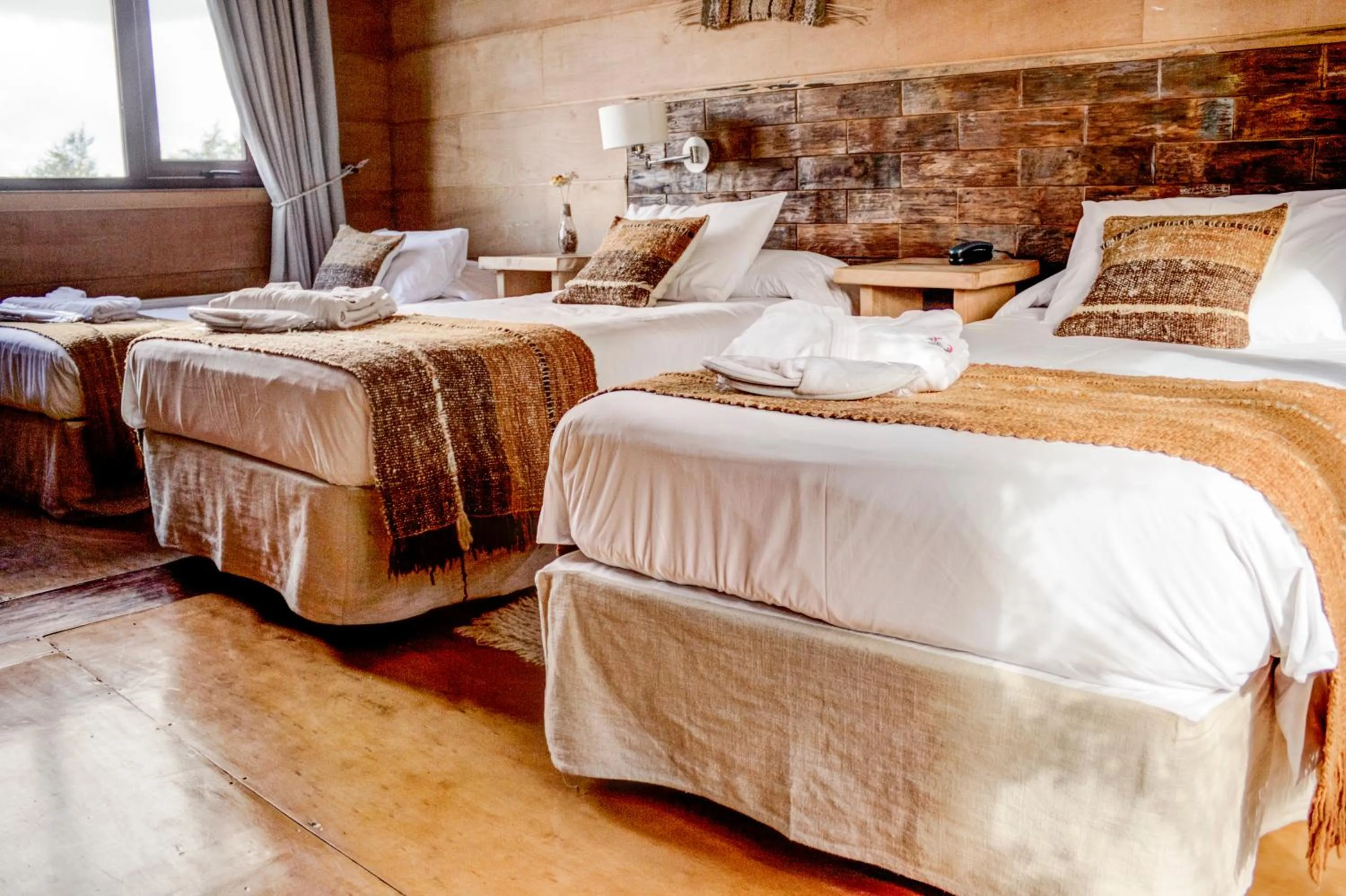 Bed in Hotel Parque Quilquico