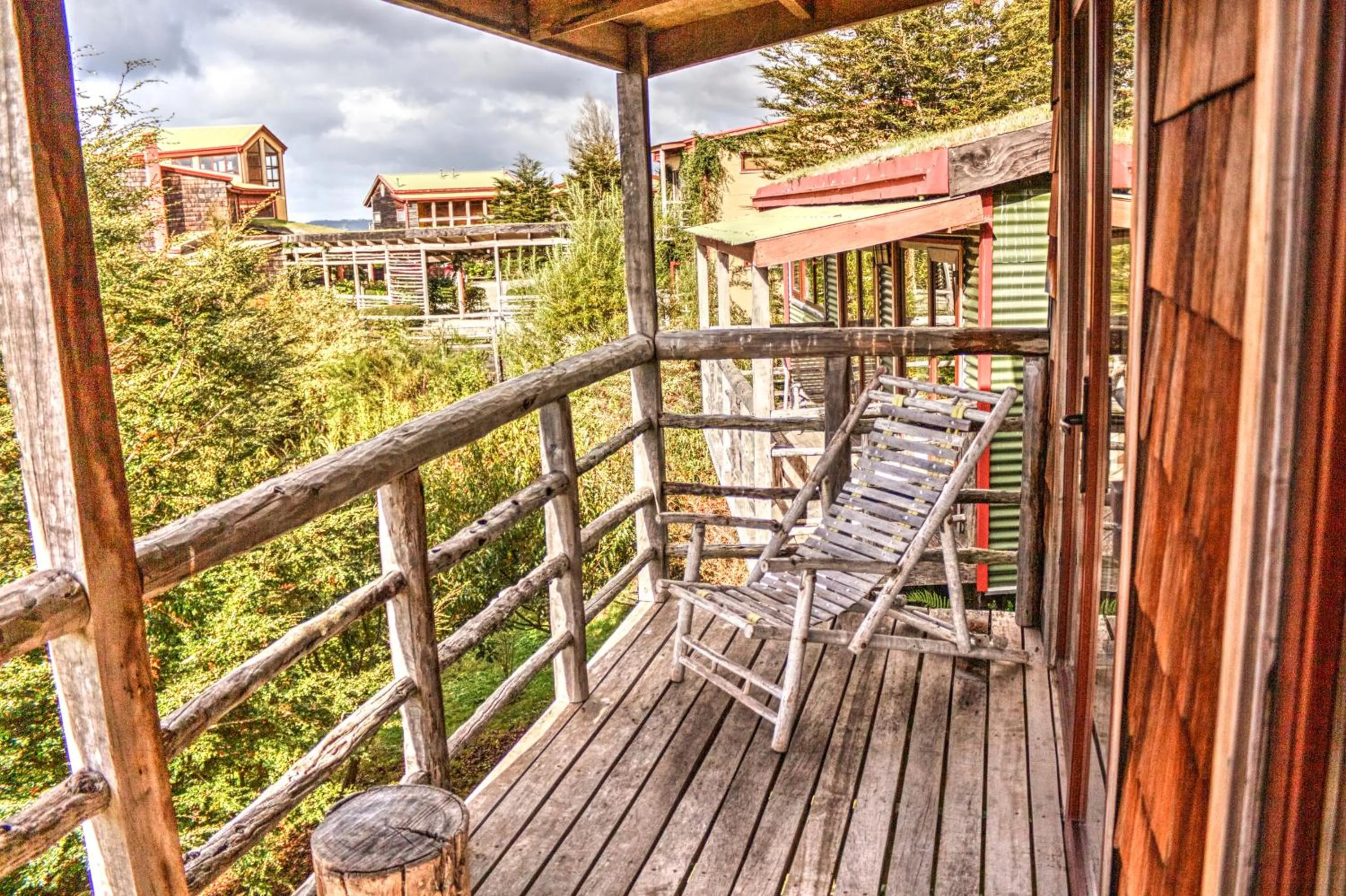 Balcony/Terrace in Hotel Parque Quilquico