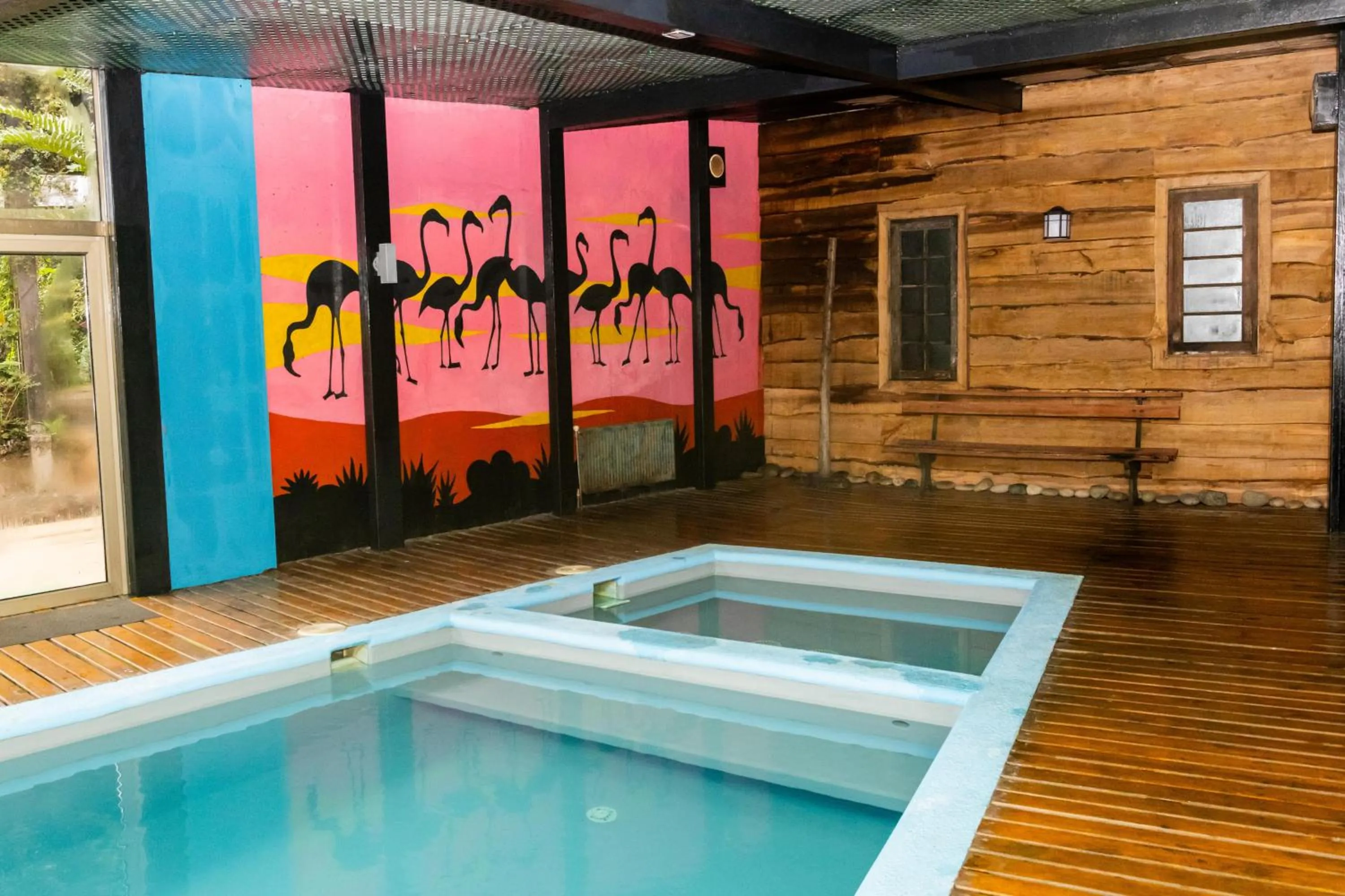 Swimming pool in Hotel Parque Quilquico