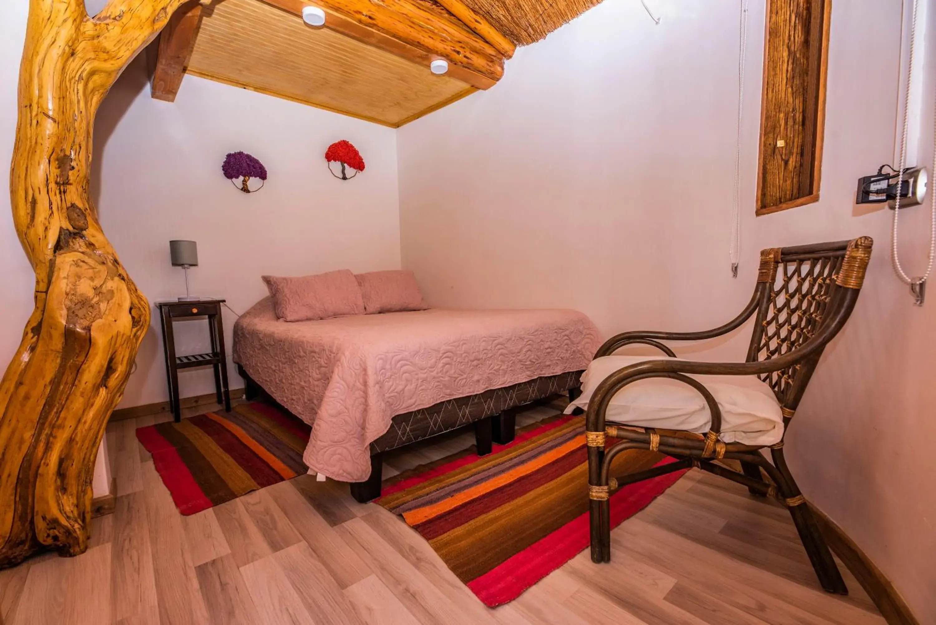 Bed in Hotel Parina Atacama Bed in Hotel Parina Atacama