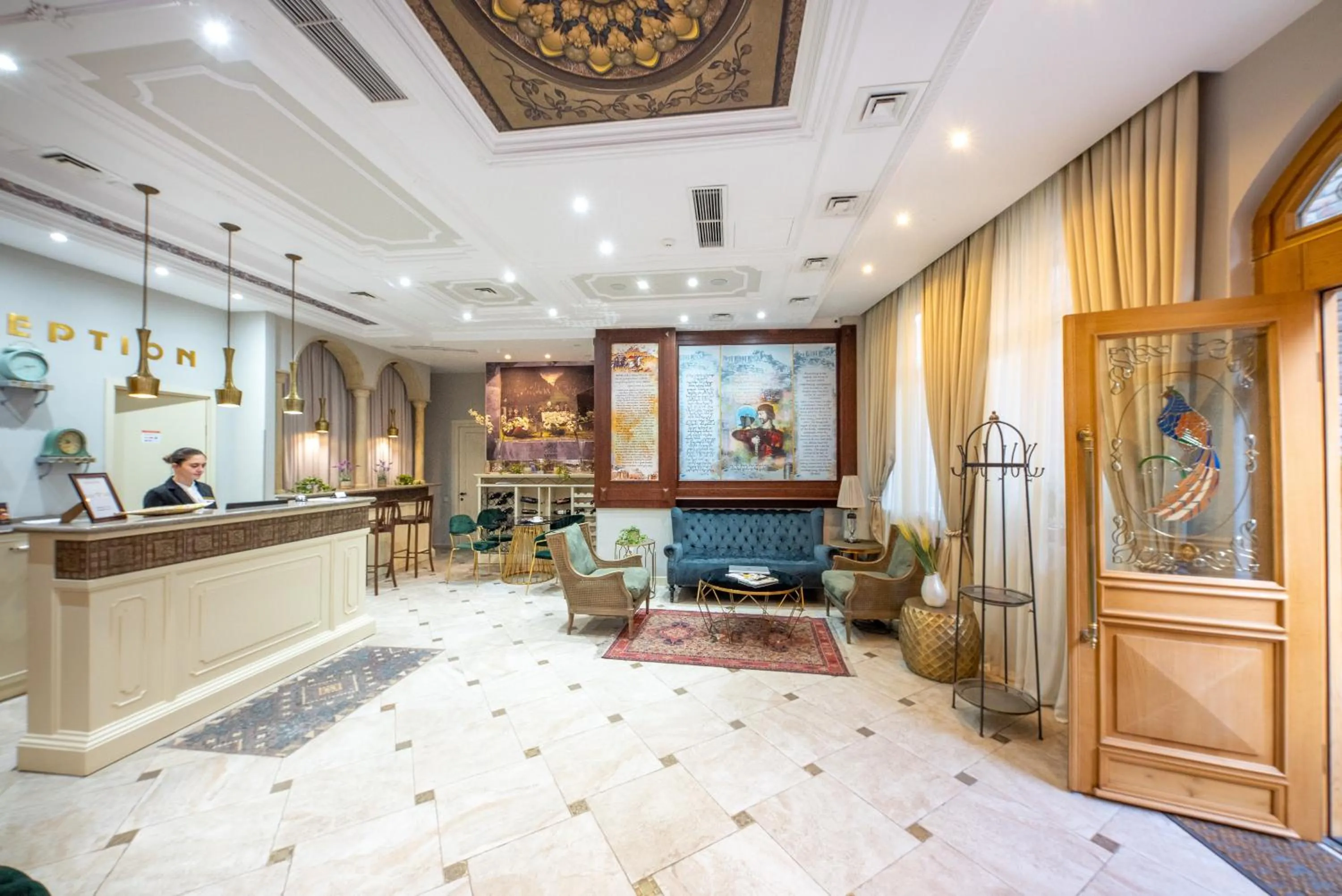 Lobby or reception in Hotel Khokhobi Old Tbilisi
