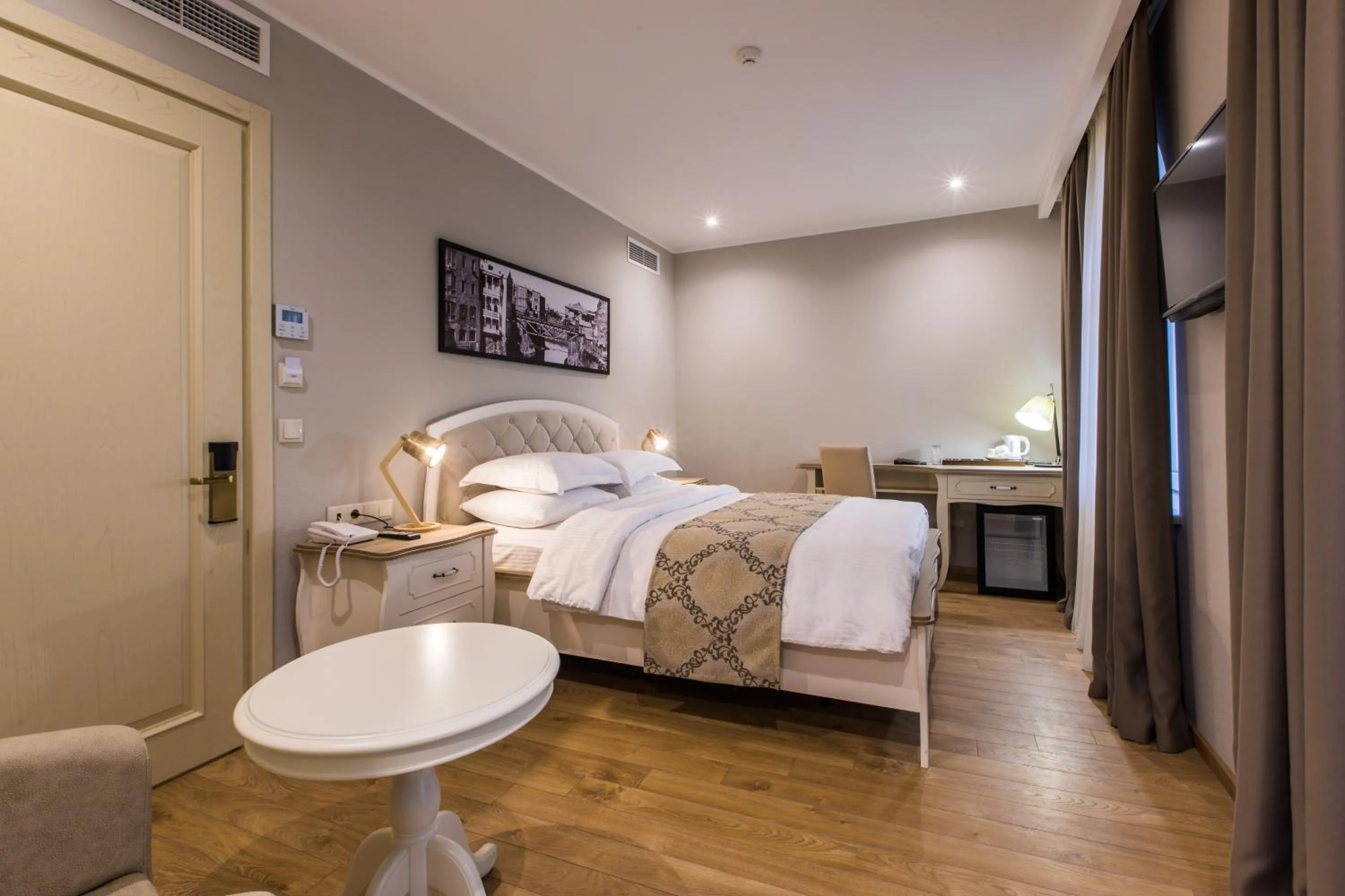 Bed in Hotel Khokhobi Old Tbilisi