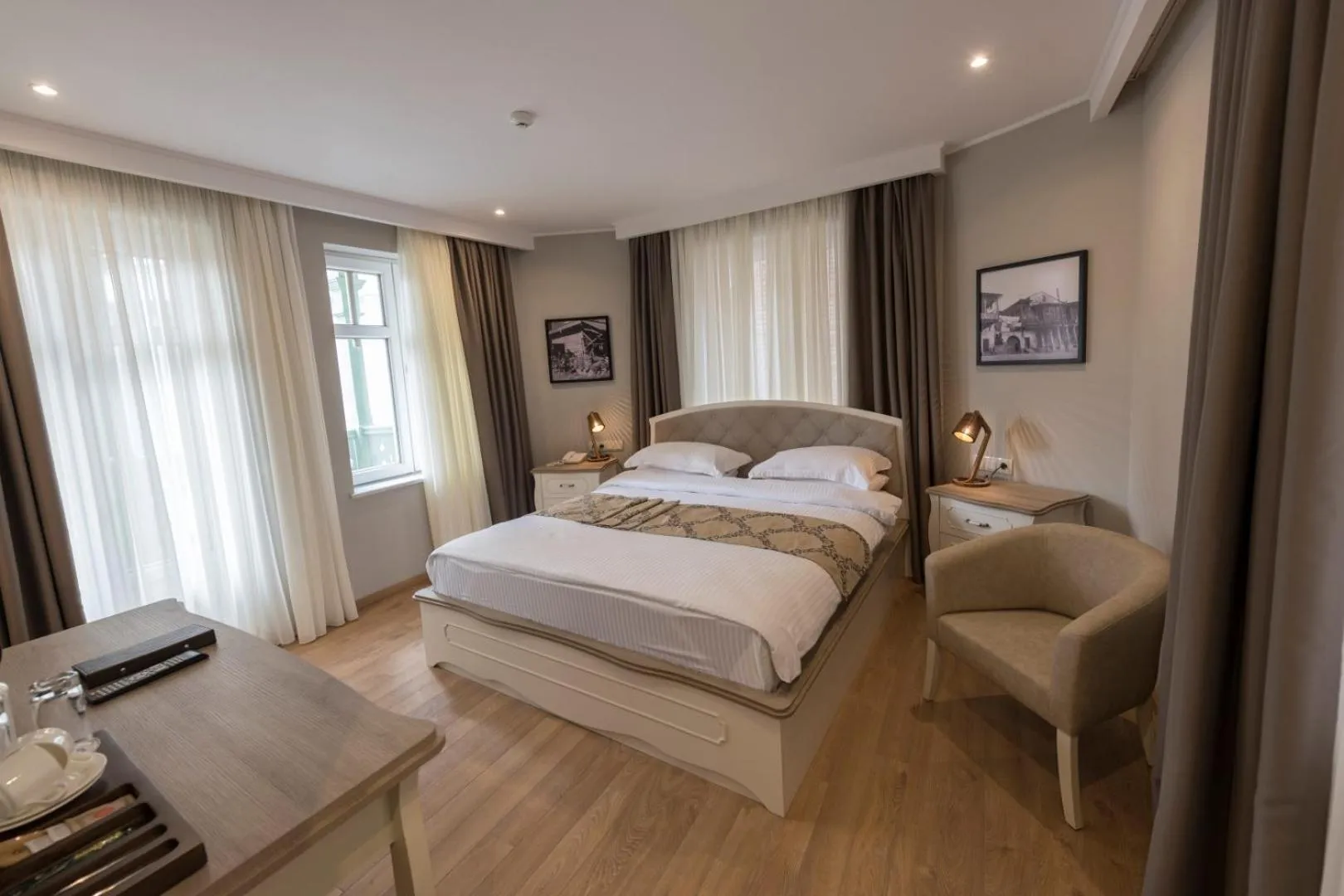 Bed in Hotel Khokhobi Old Tbilisi