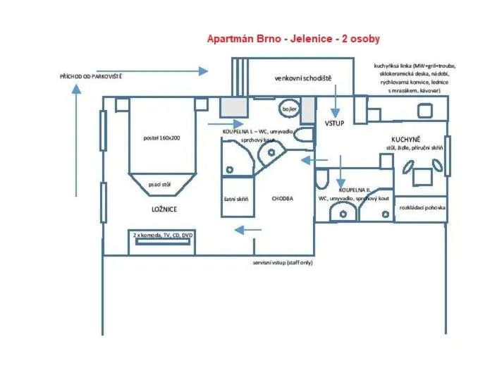 Apartmán Brno Jelenice