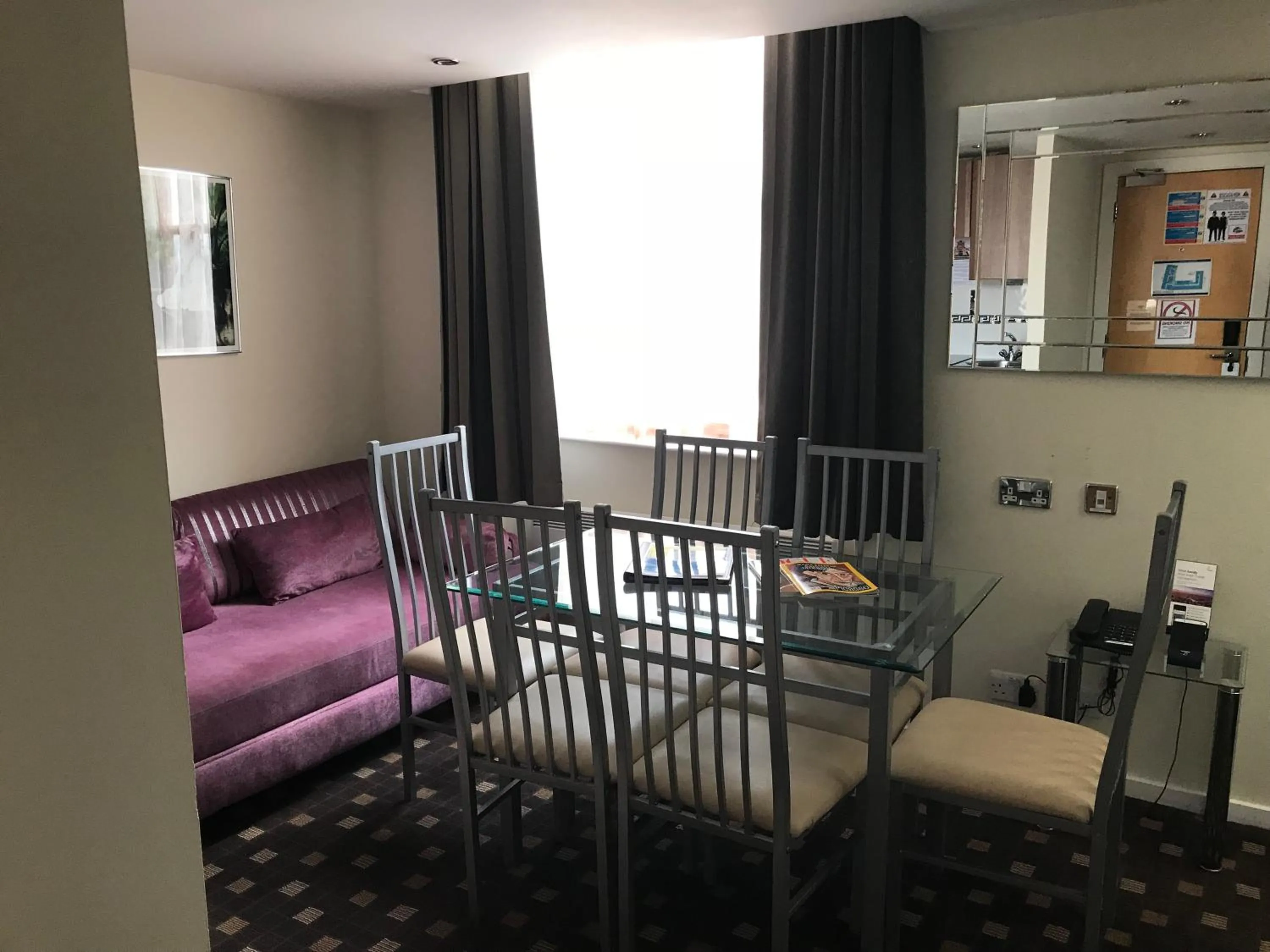 Living room in Grand Plaza Serviced Apartments