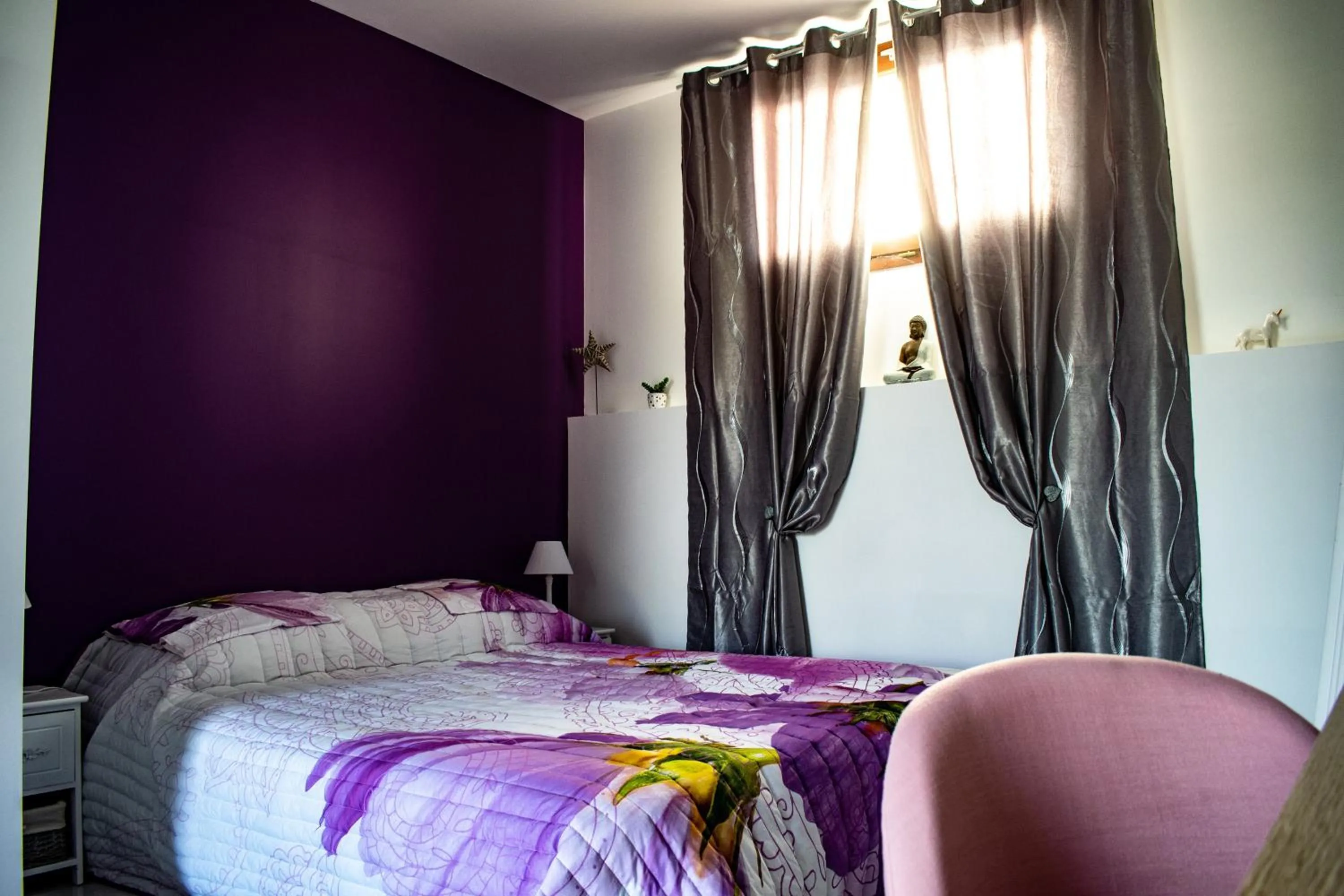 Bed in Chambre d'hôtes Lempery