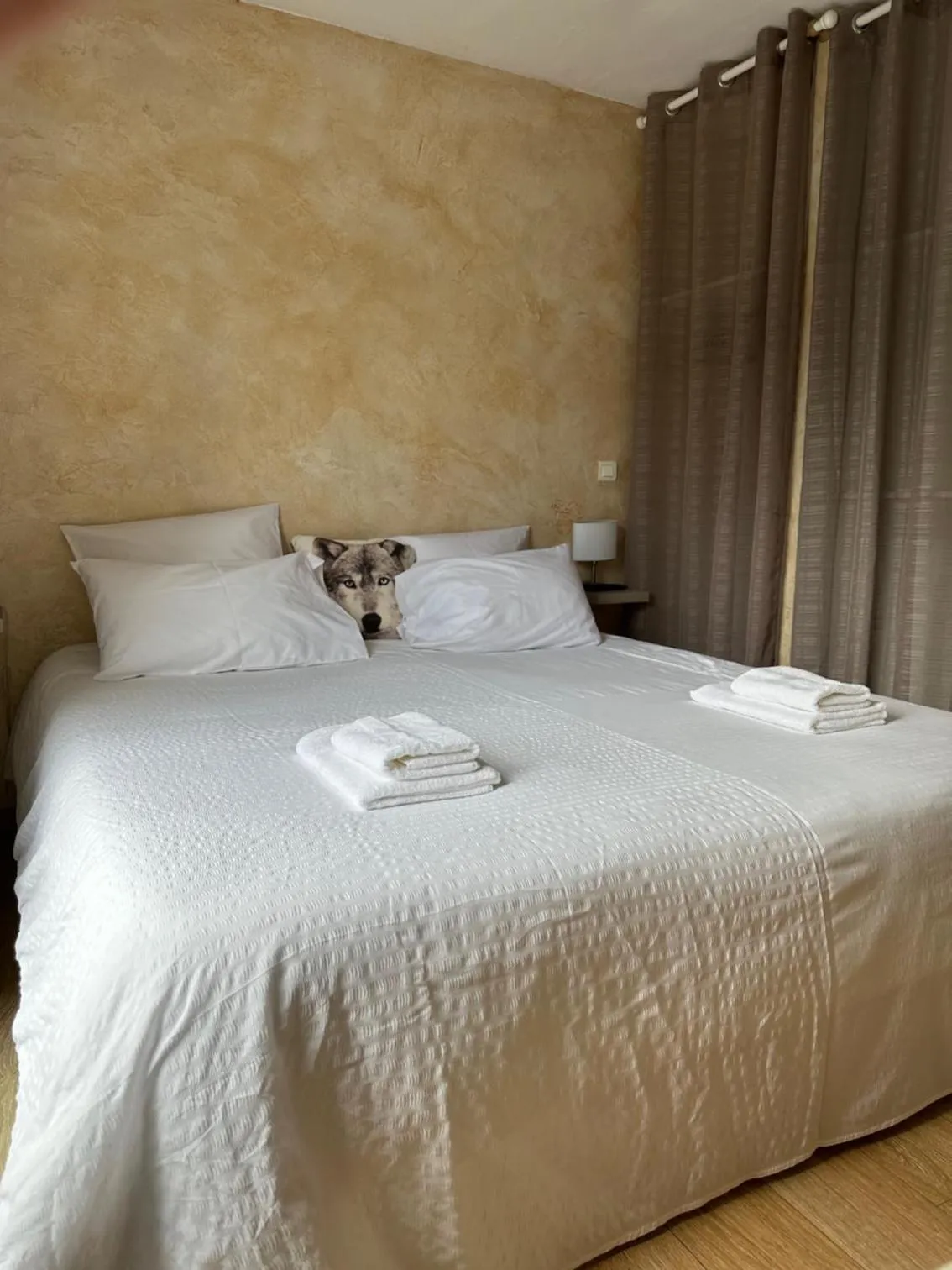 Bed in Hotel Edelweiss