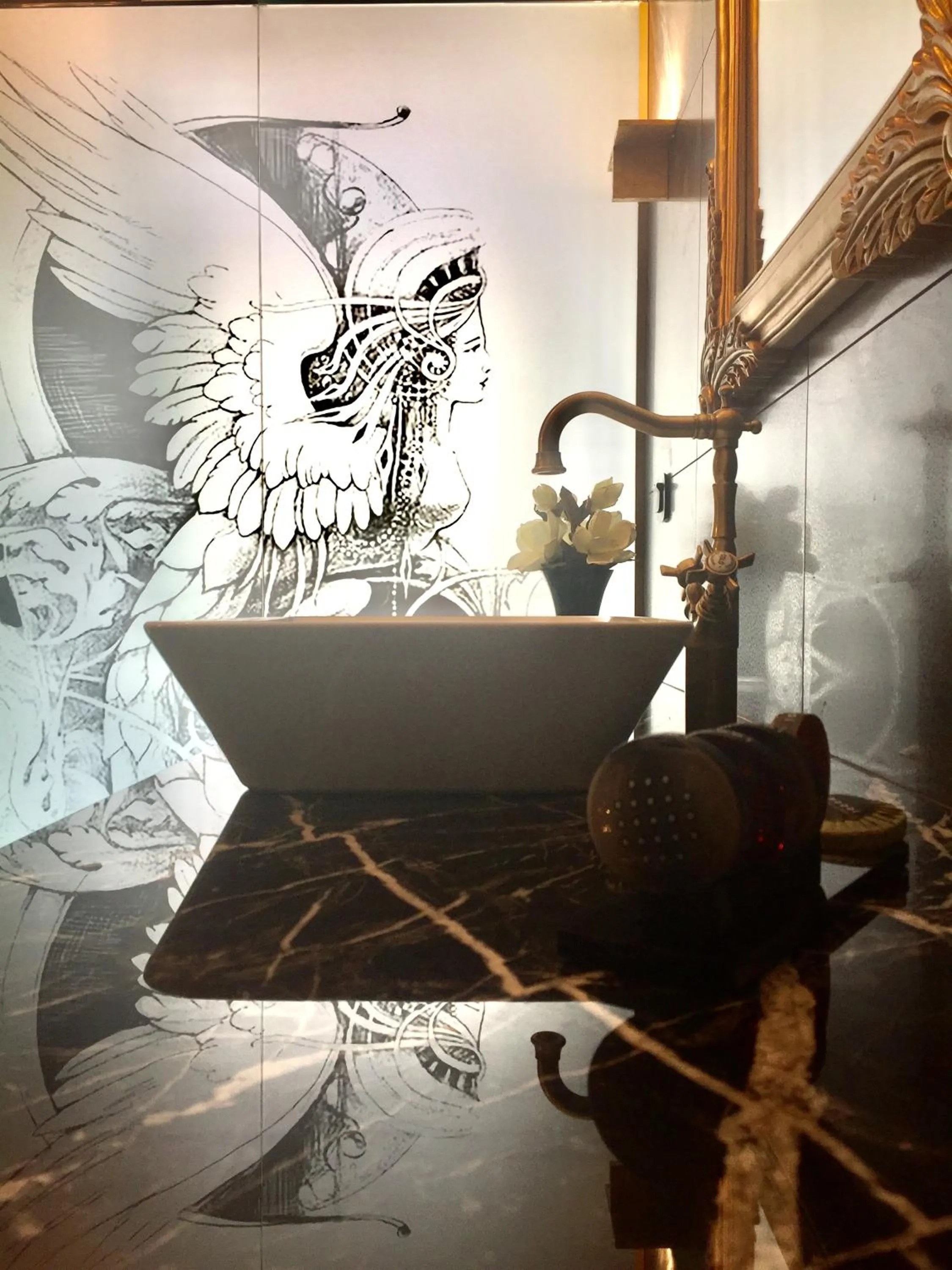 Bathroom in Bohemian Suites Athens