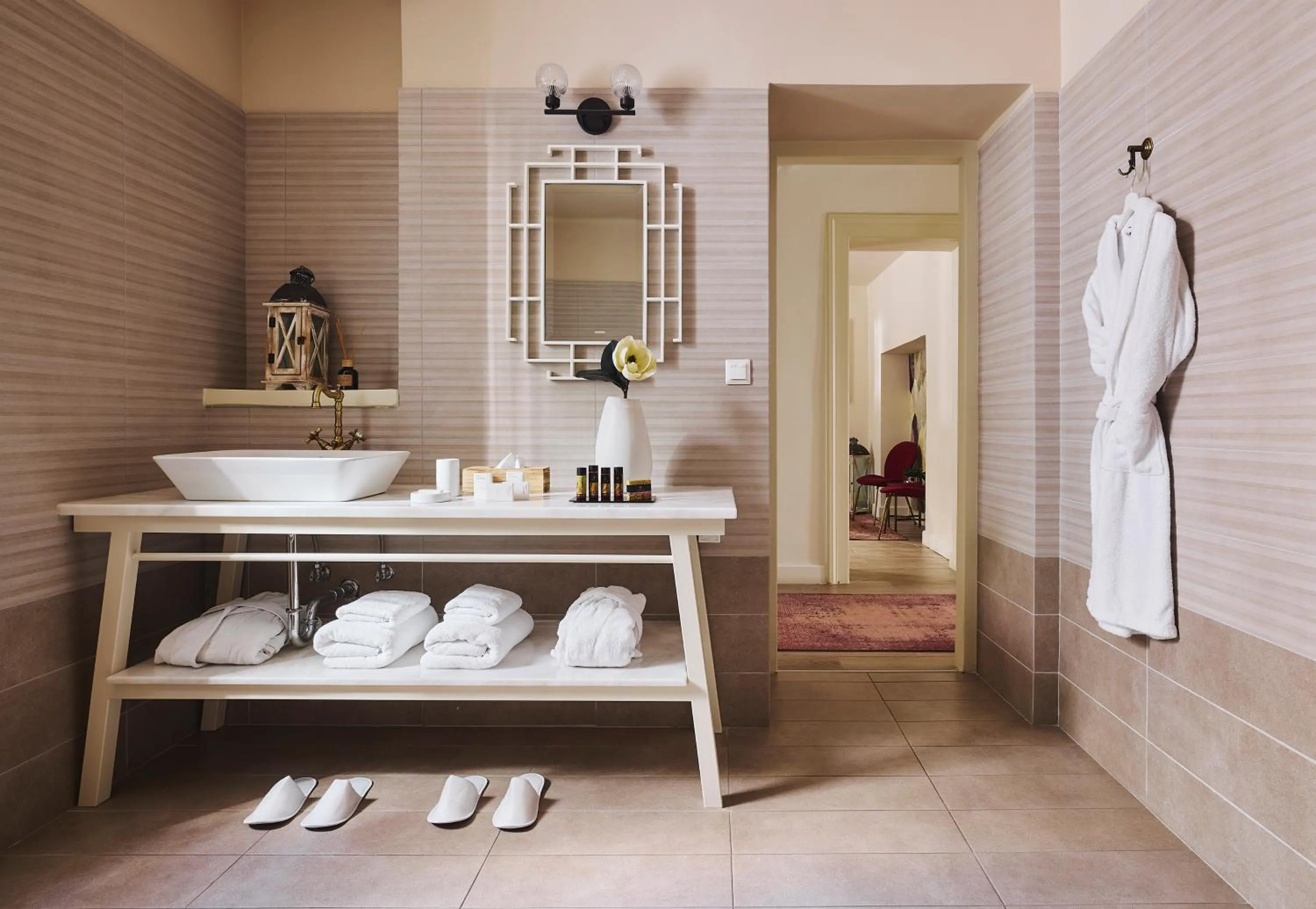 Bathroom in Bohemian Suites Athens