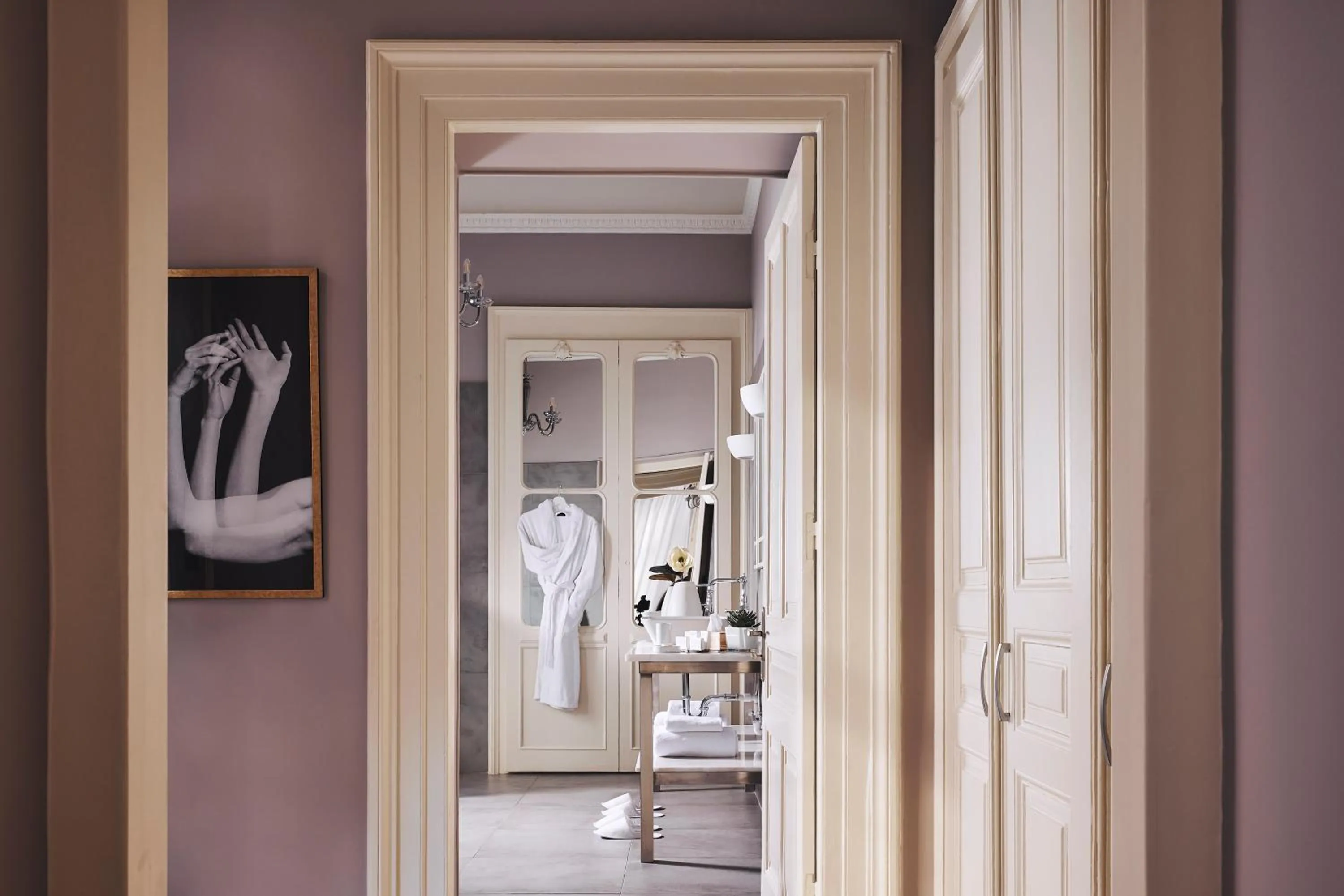 Bathroom in Bohemian Suites Athens