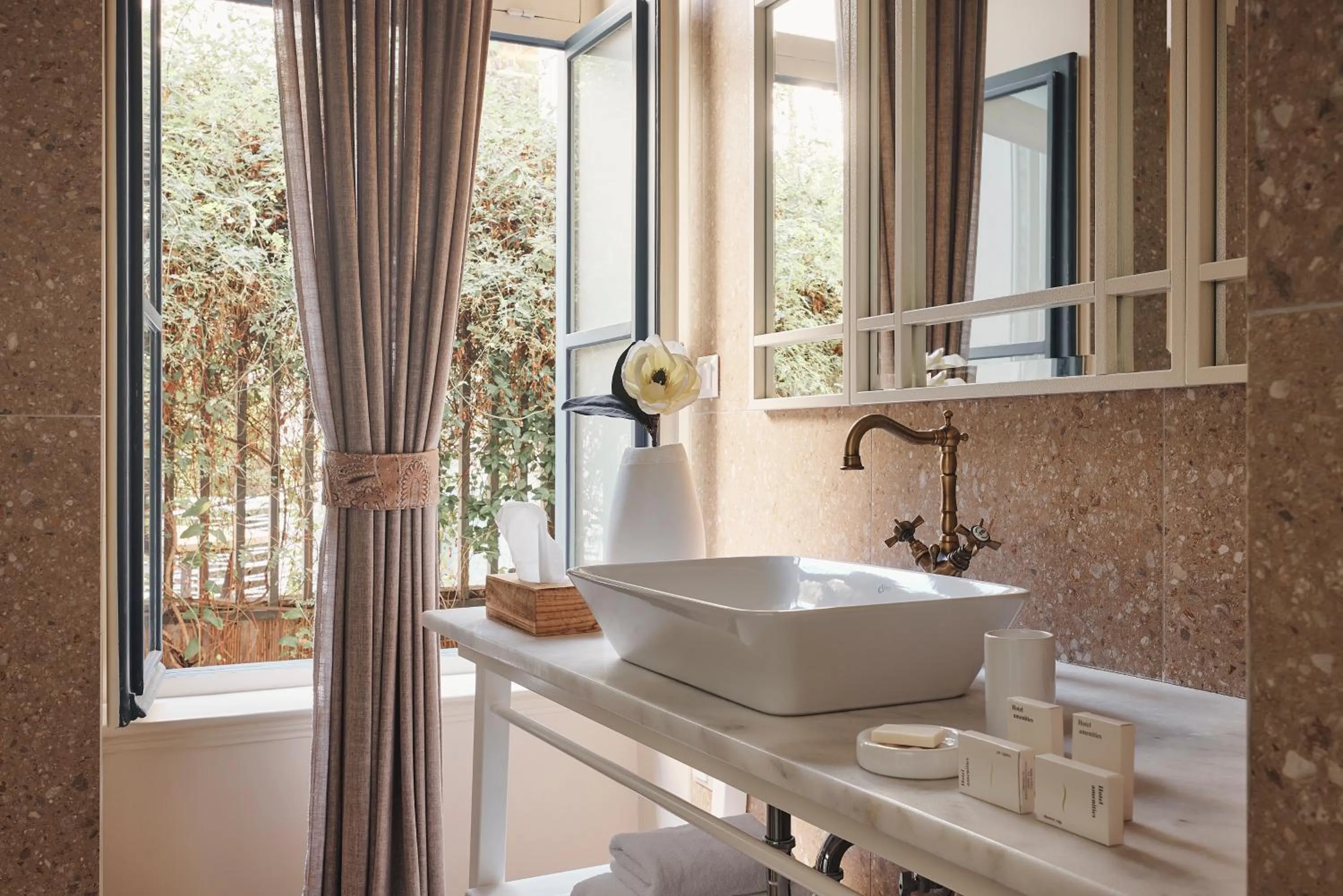 Bathroom in Bohemian Suites Athens