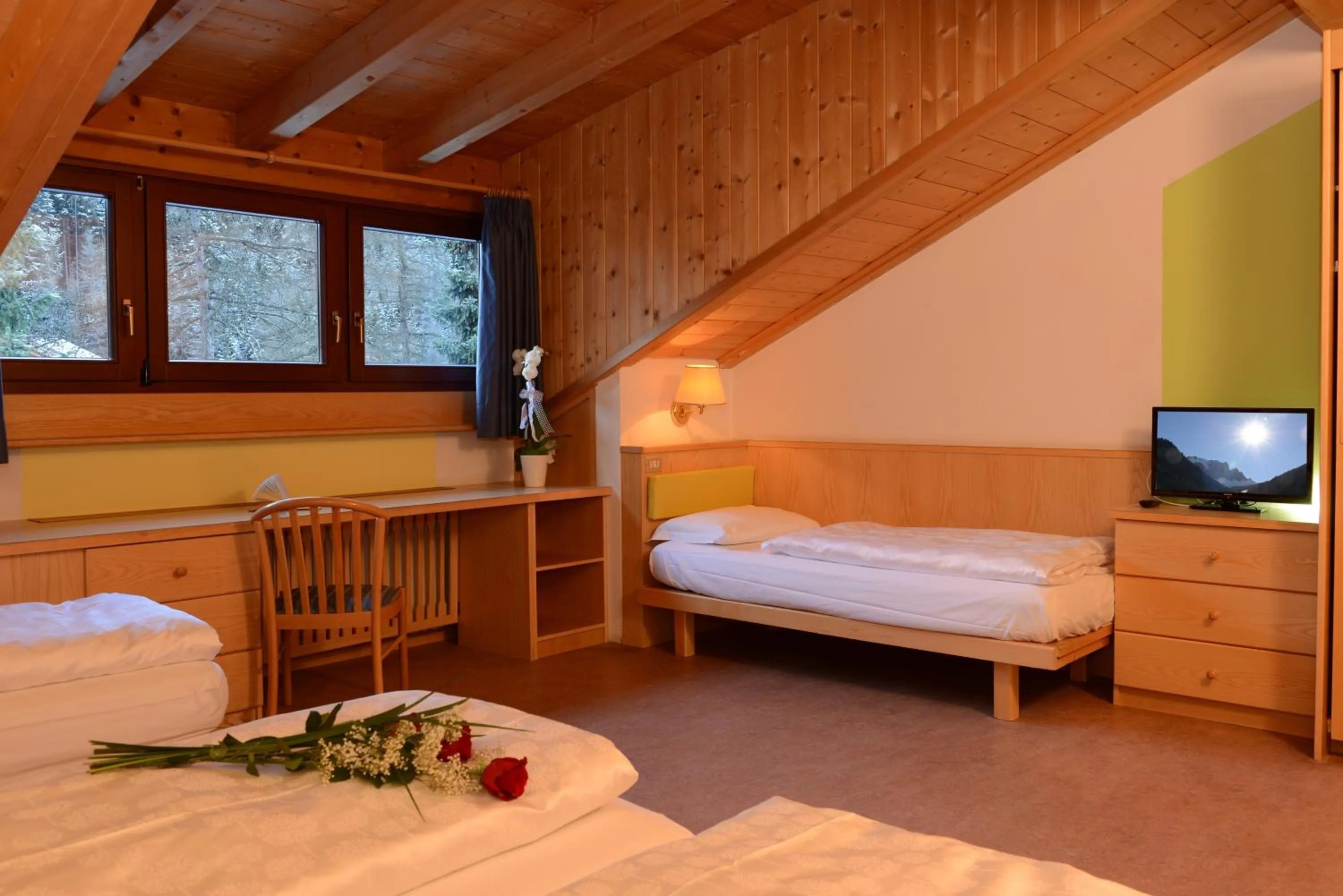 Photo of the whole room, Bed in Hotel Casa Alpina - Alpin Haus