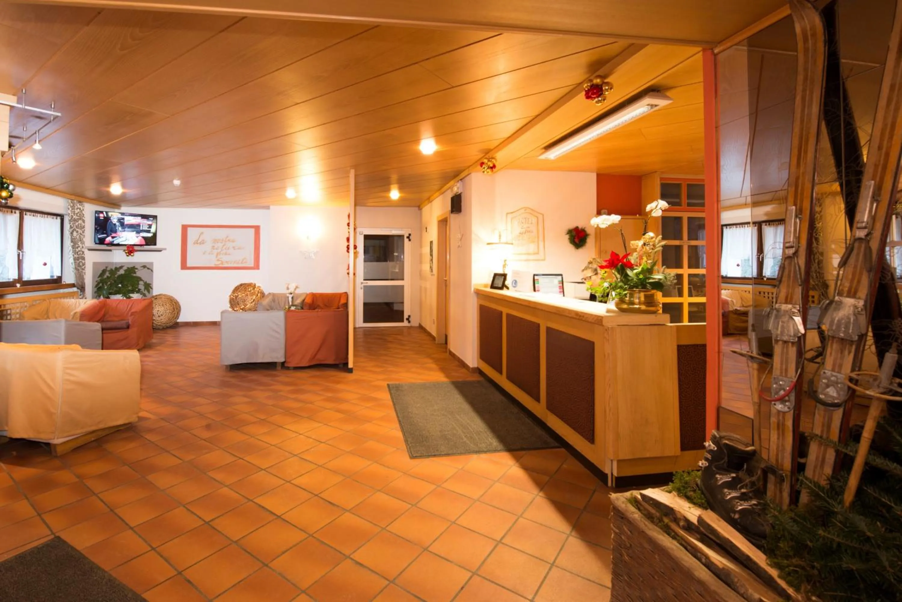 Lobby or reception in Hotel Casa Alpina - Alpin Haus