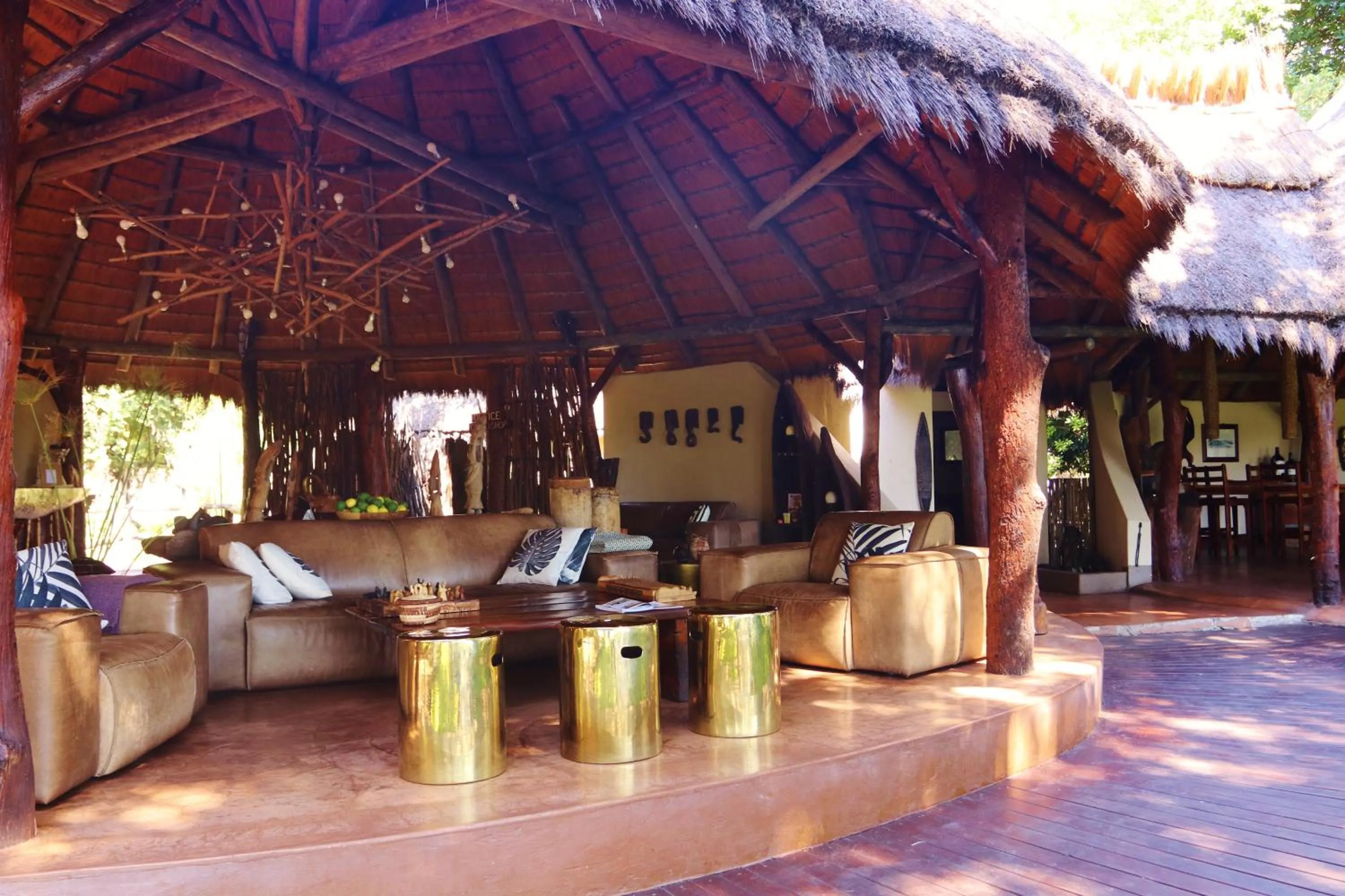Lobby or reception in Camp Kwando