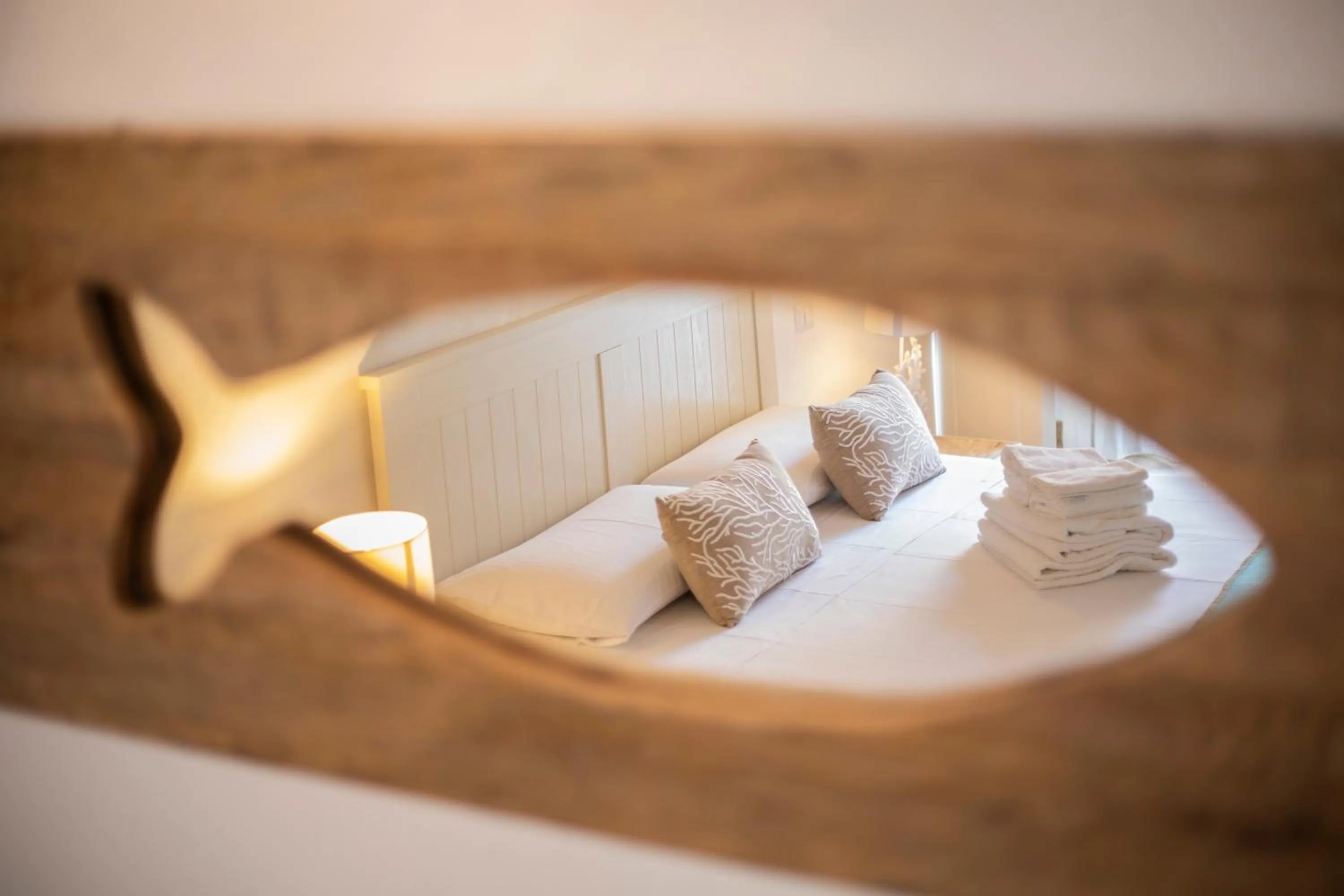 Dining area, Bed in Indarsena b&b