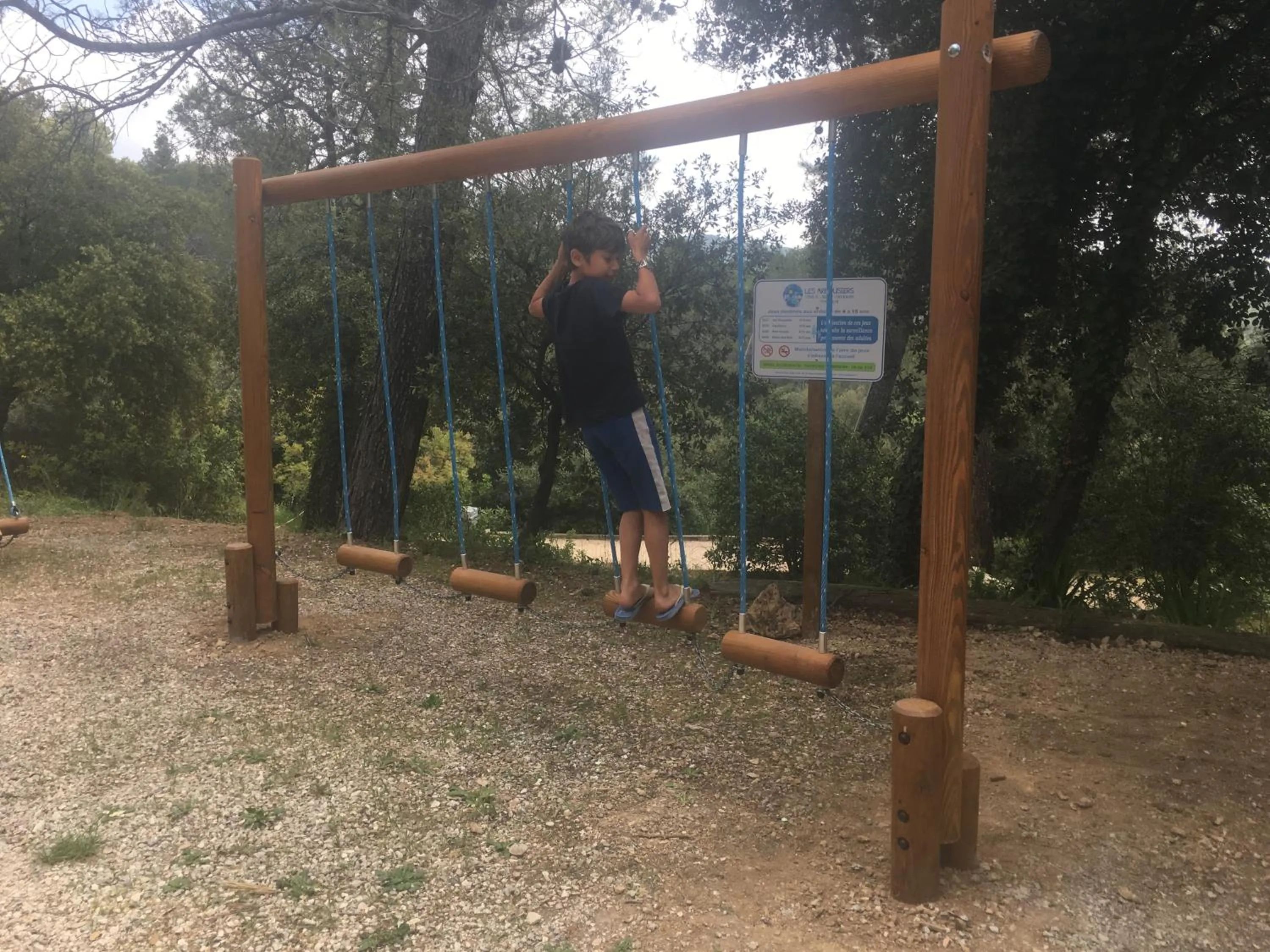 Children play ground in Les Arbousiers Village Hôtel Provençal