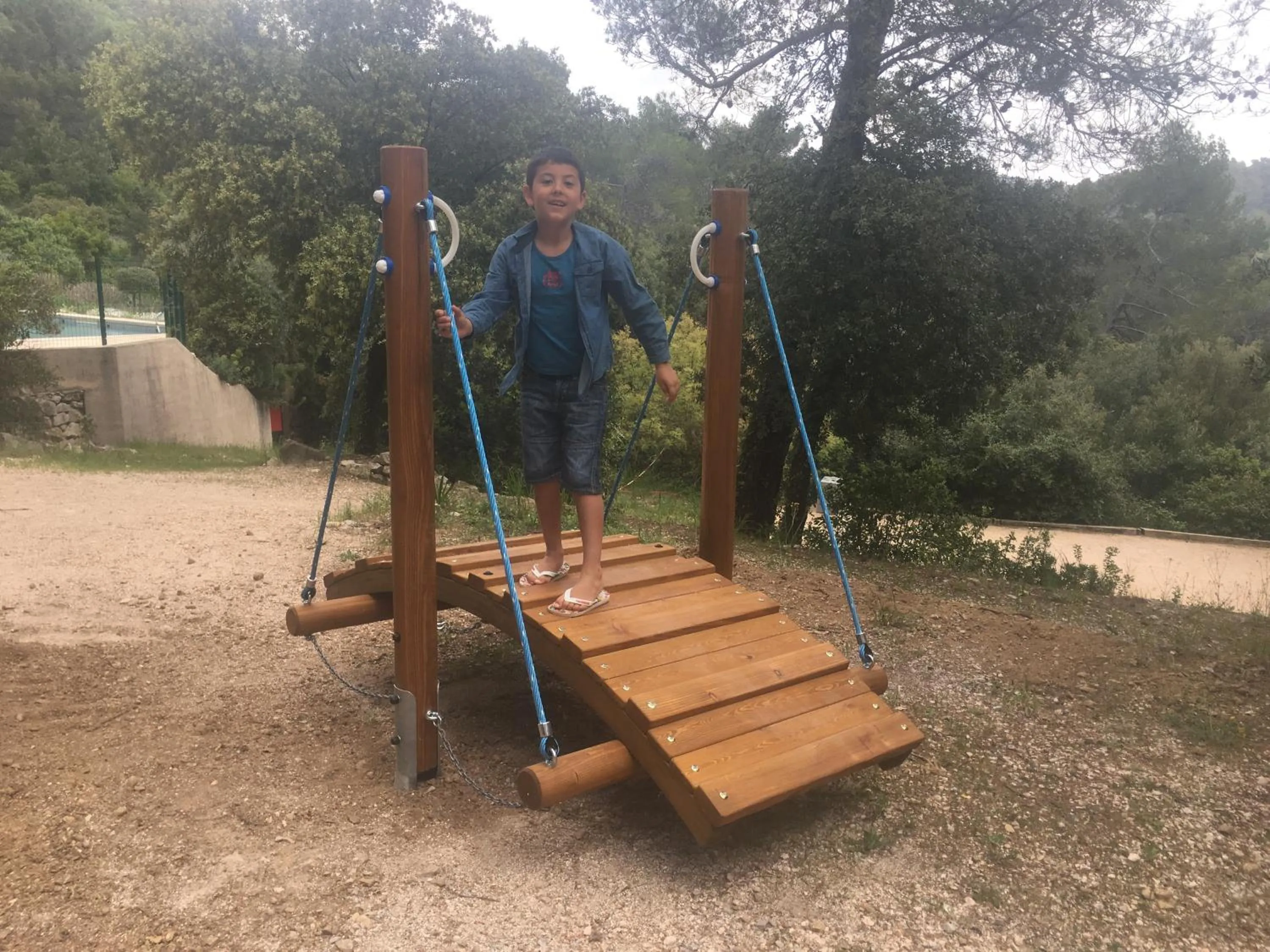 Children play ground in Les Arbousiers Village Hôtel Provençal
