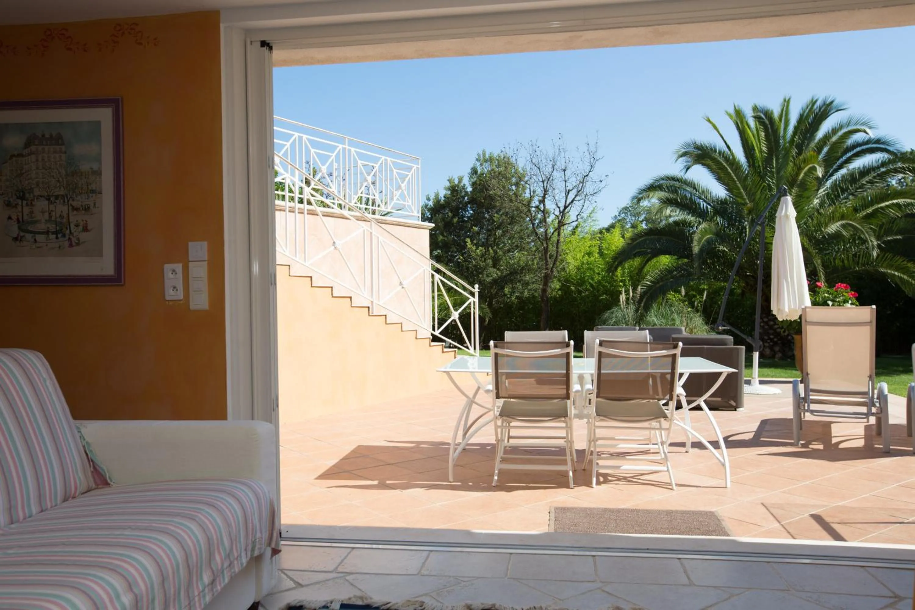 Balcony/Terrace in La Tarentane