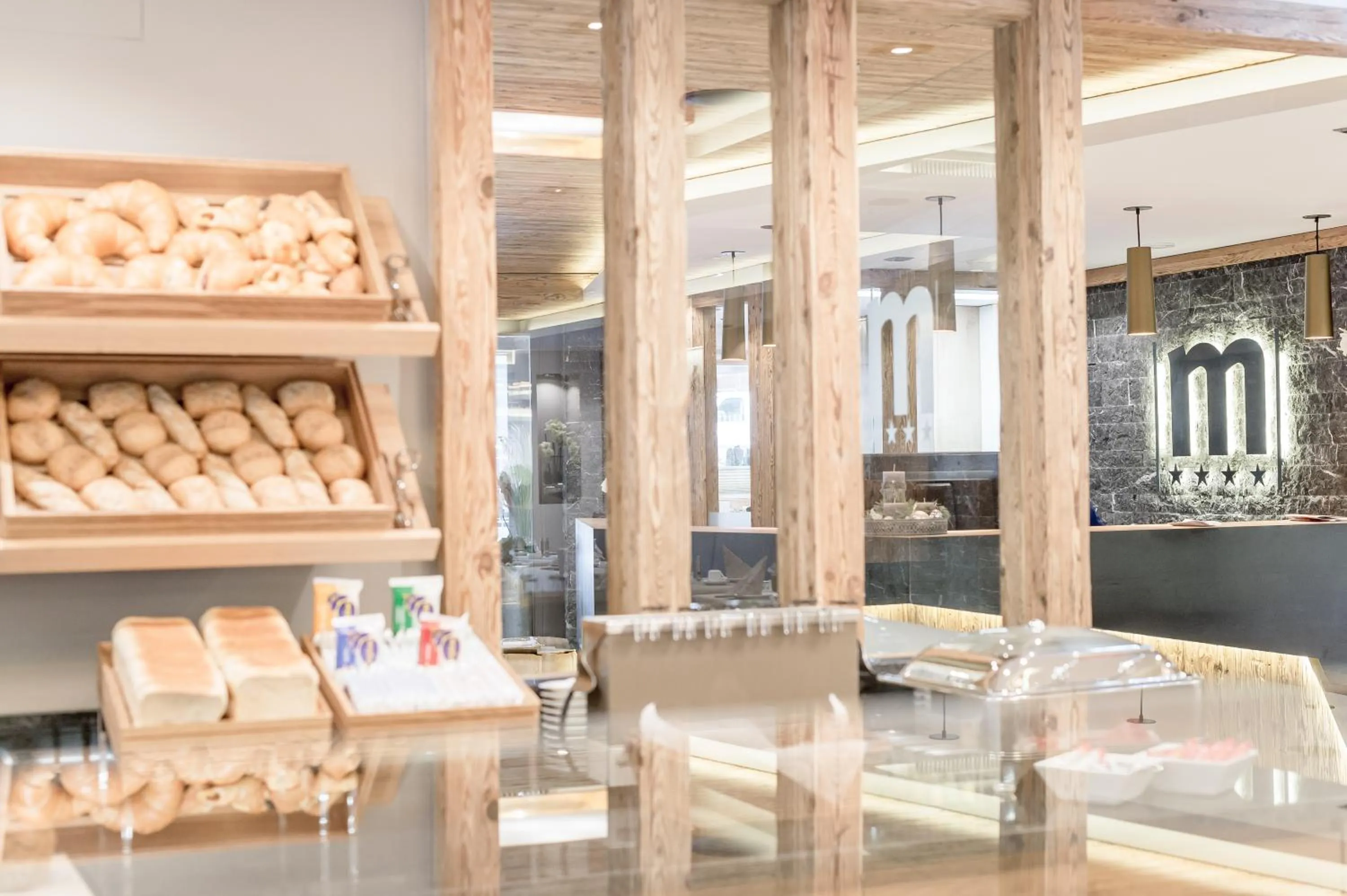 Buffet breakfast in Hotel Mondin