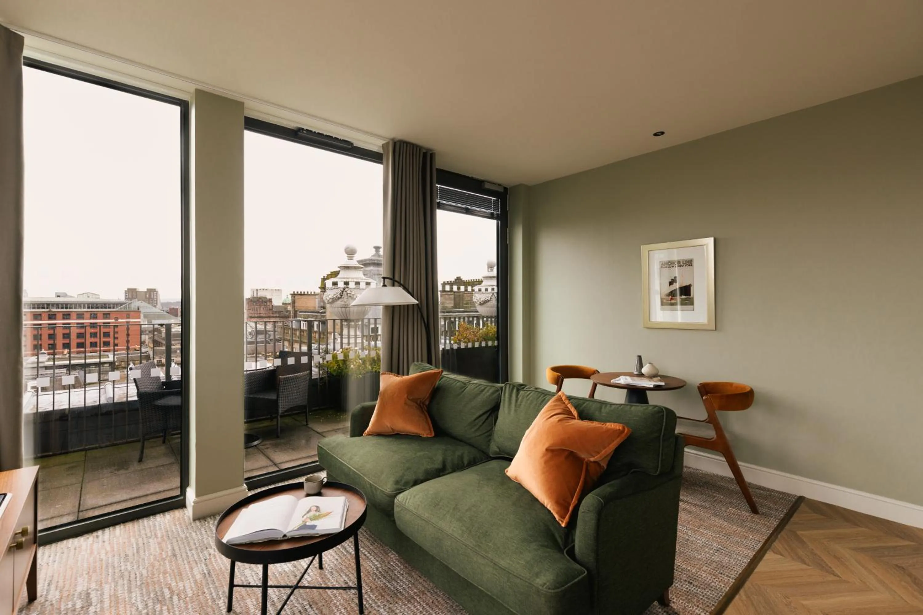 View (from property/room) in Native Glasgow