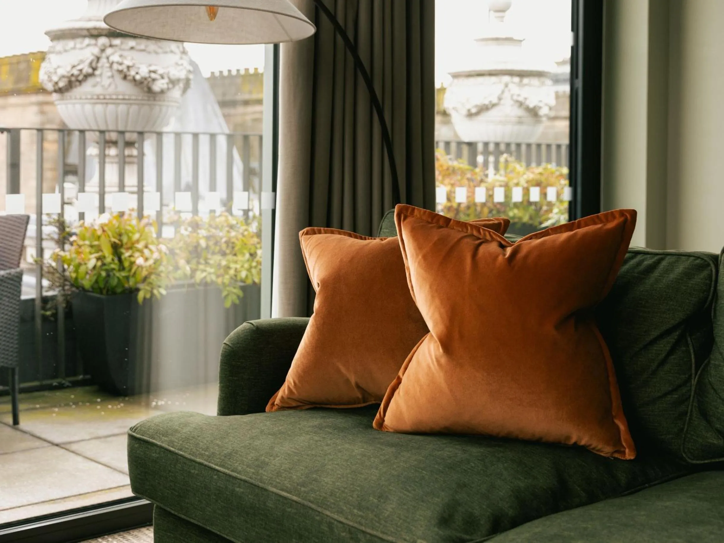 Seating area in Native Glasgow