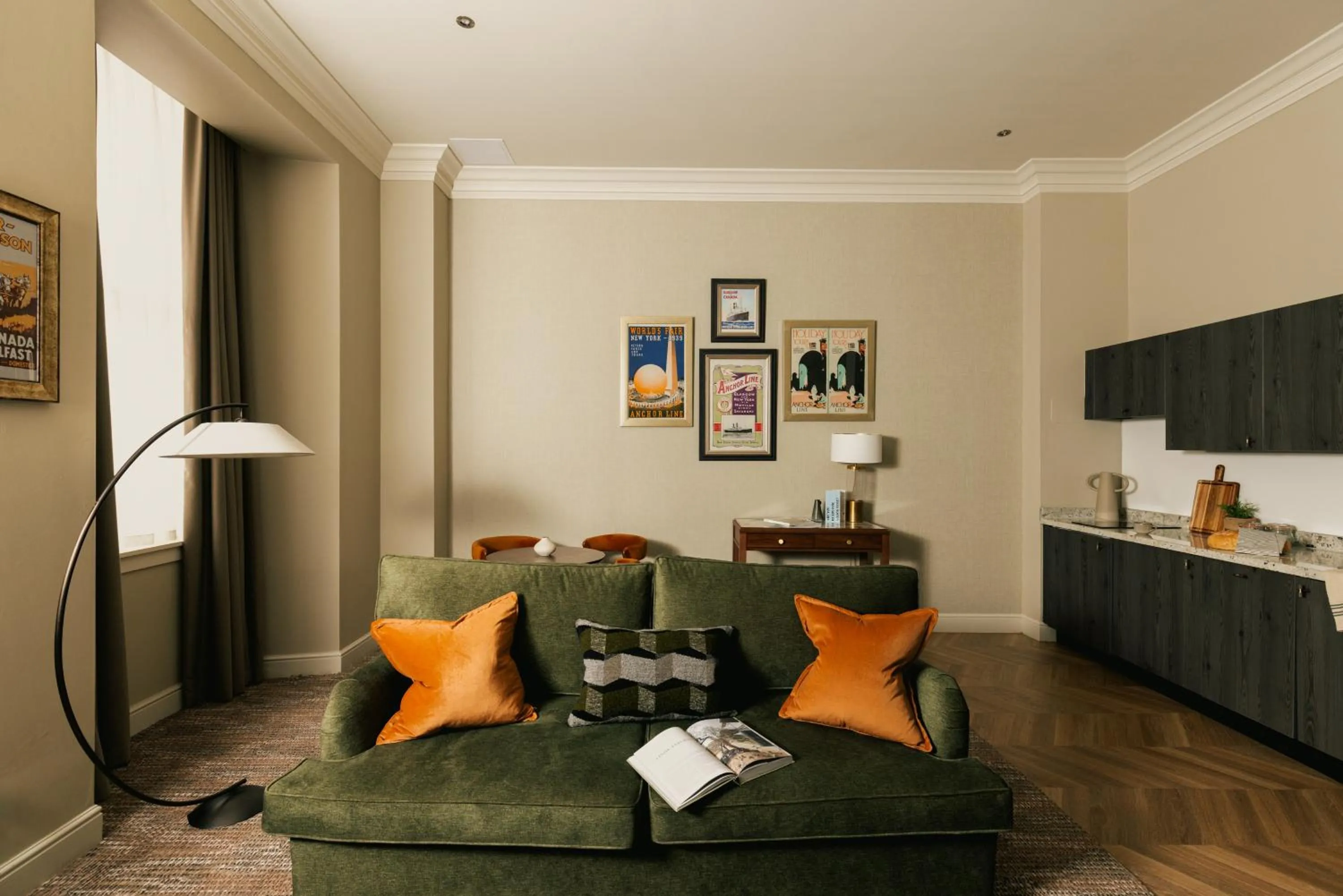 Seating area in Native Glasgow