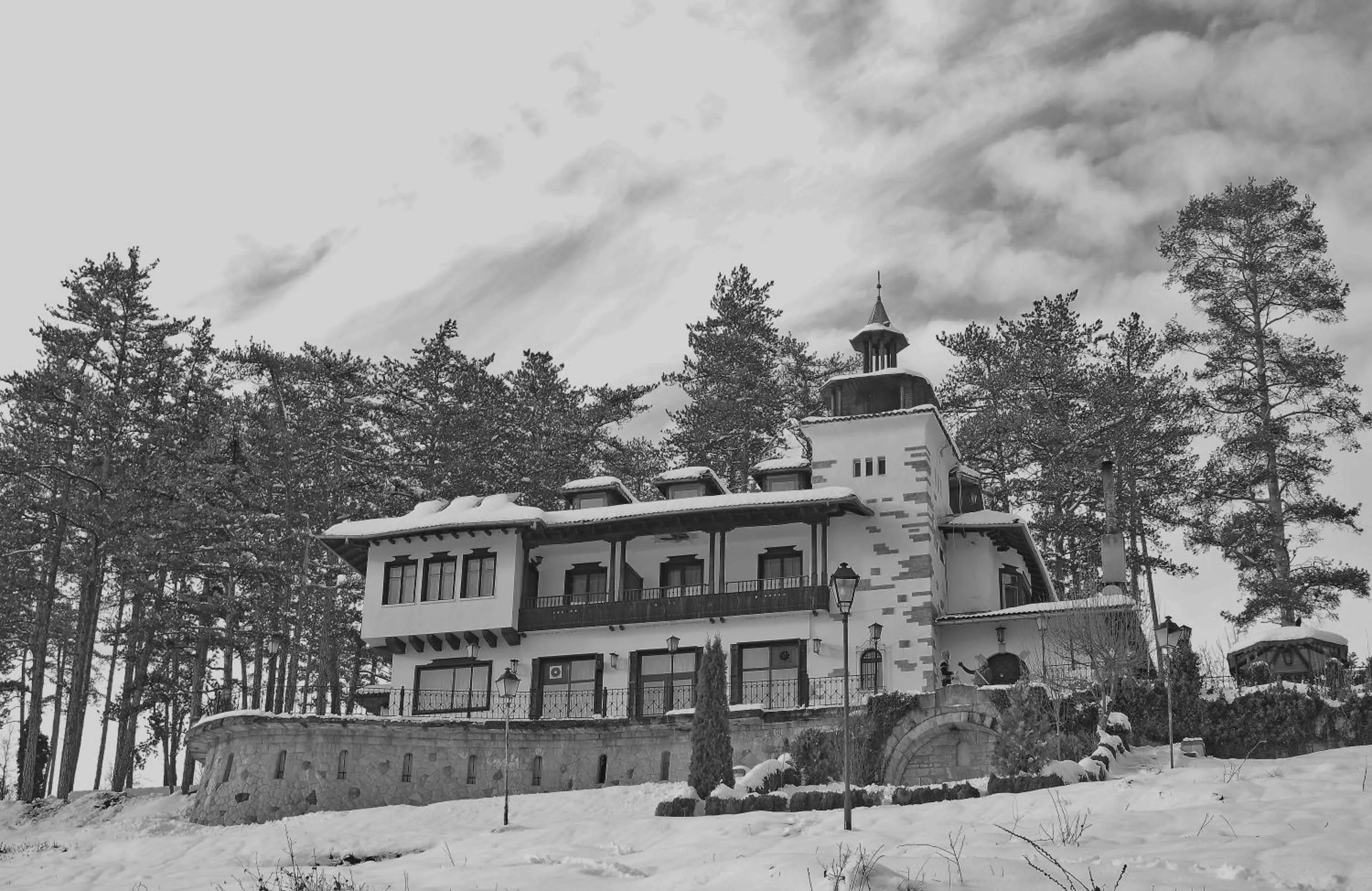 Facade/entrance in Complex Brashlyan