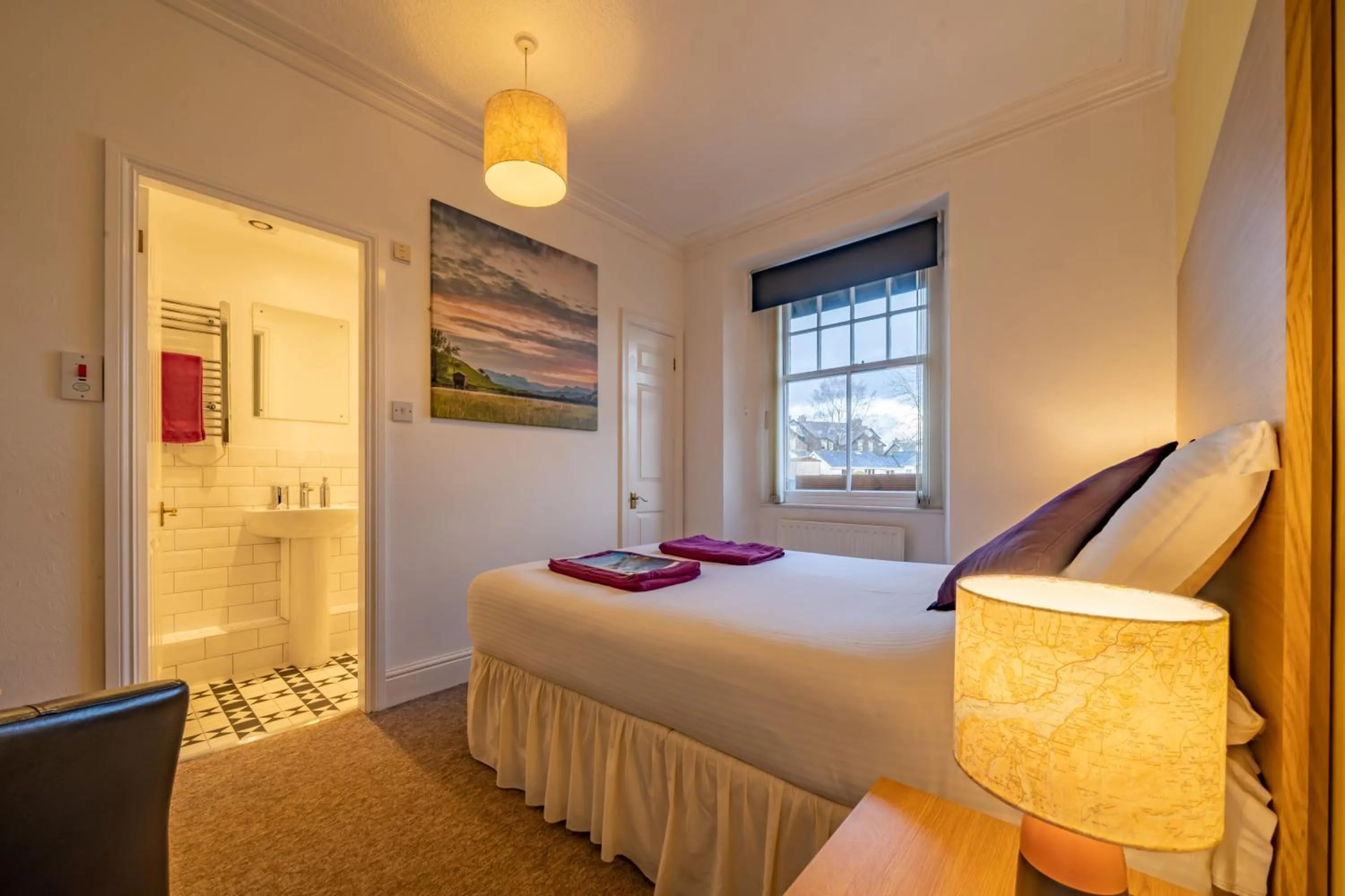 Bed in Briscoe Lodge
